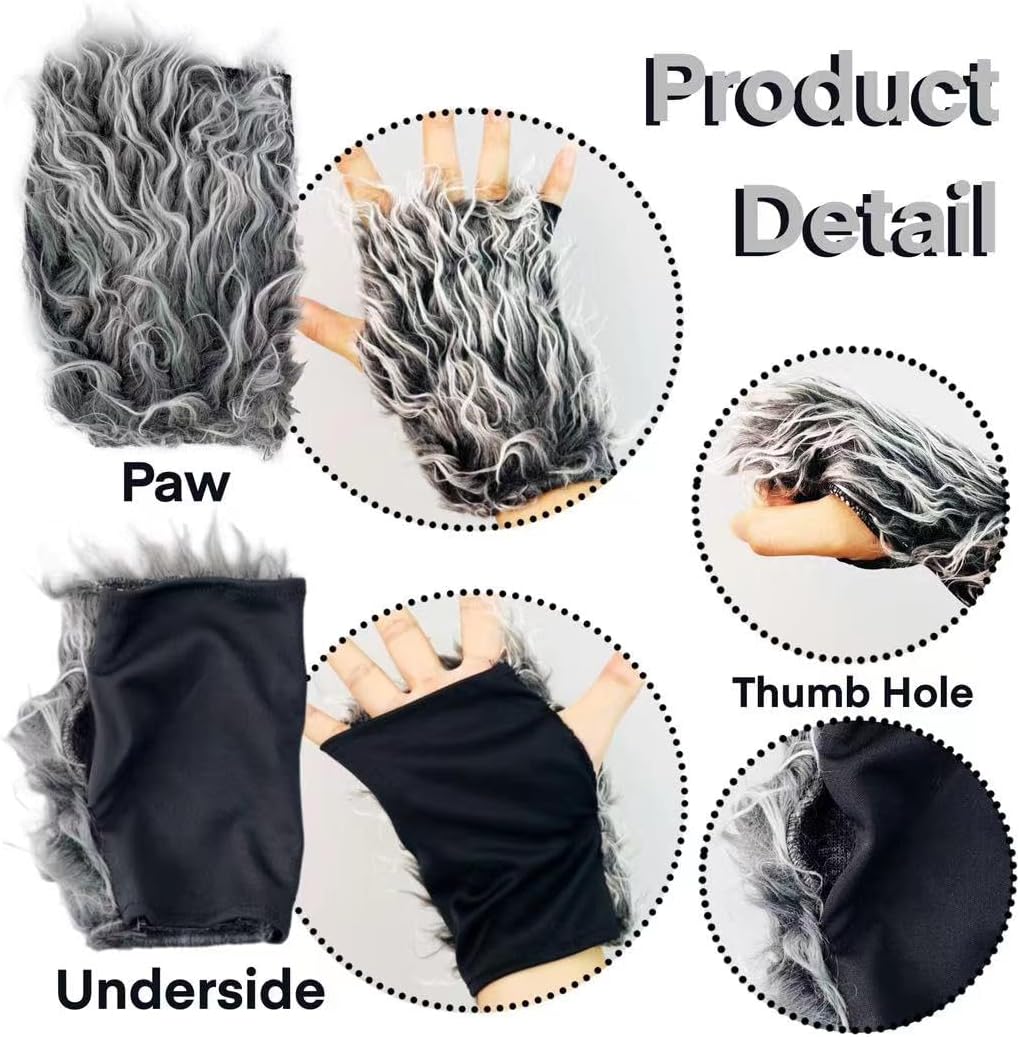 ARK Survivor Wolf Costume Halloween Playful Accessories