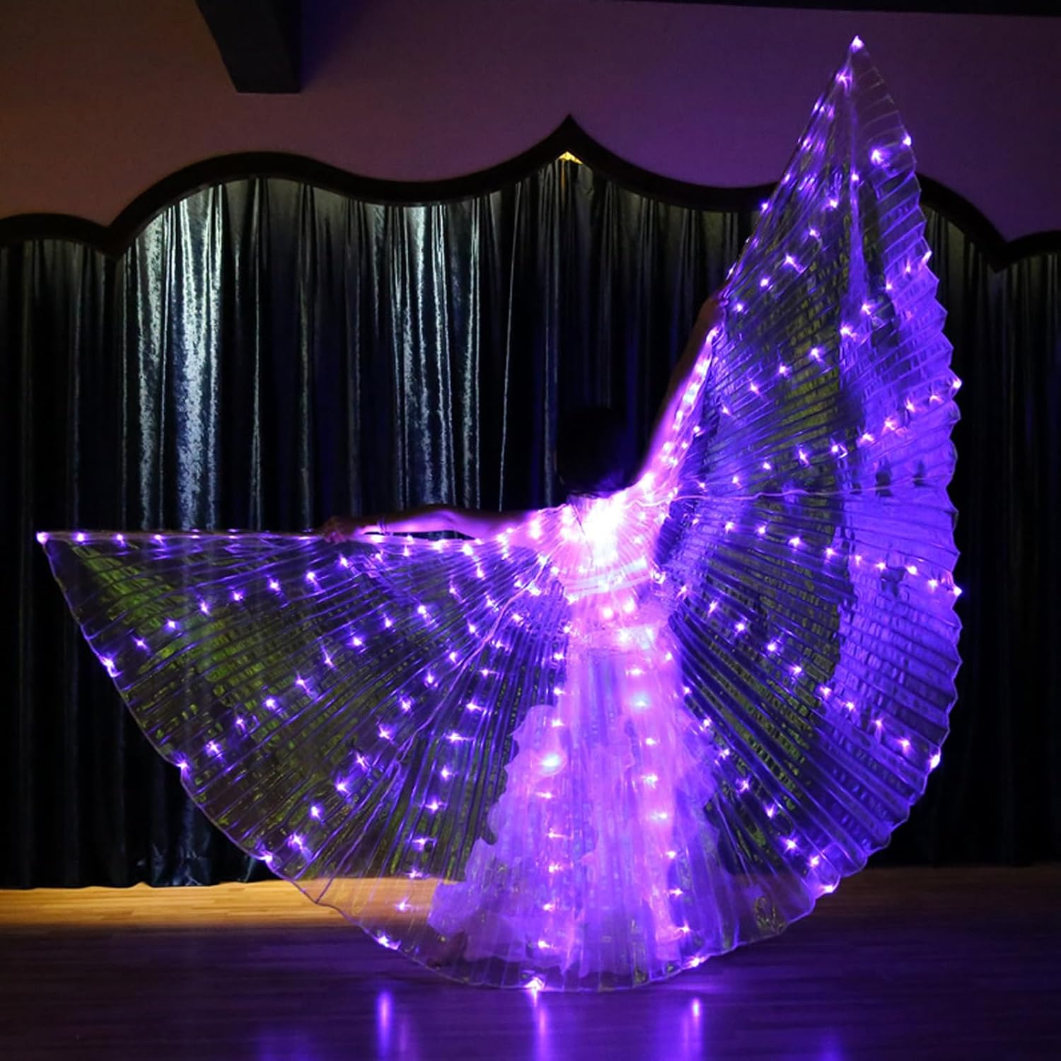 FUN ELEGANT LED WINGS FOR BELLY DANCE