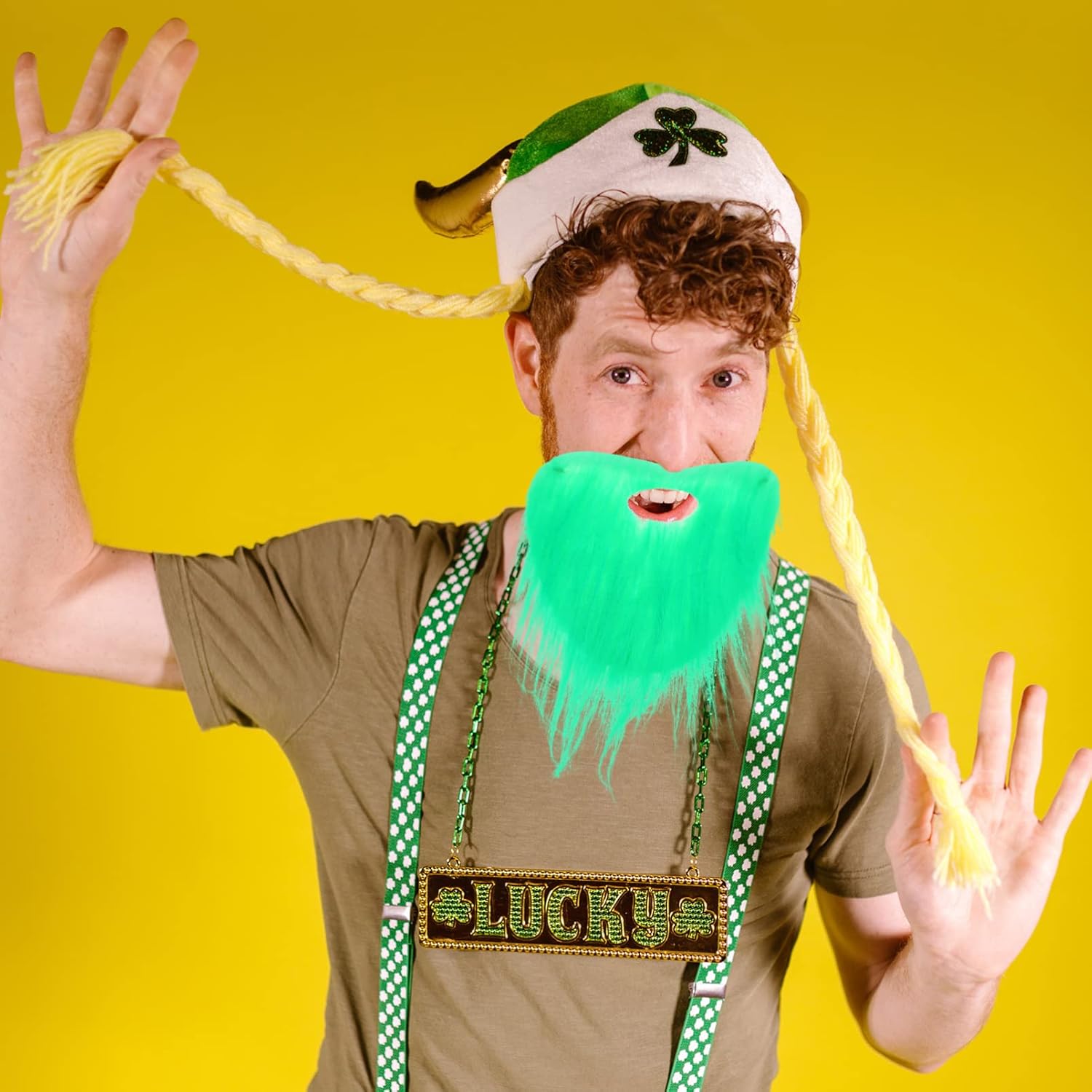 Carnival Irish Bead Mustaches