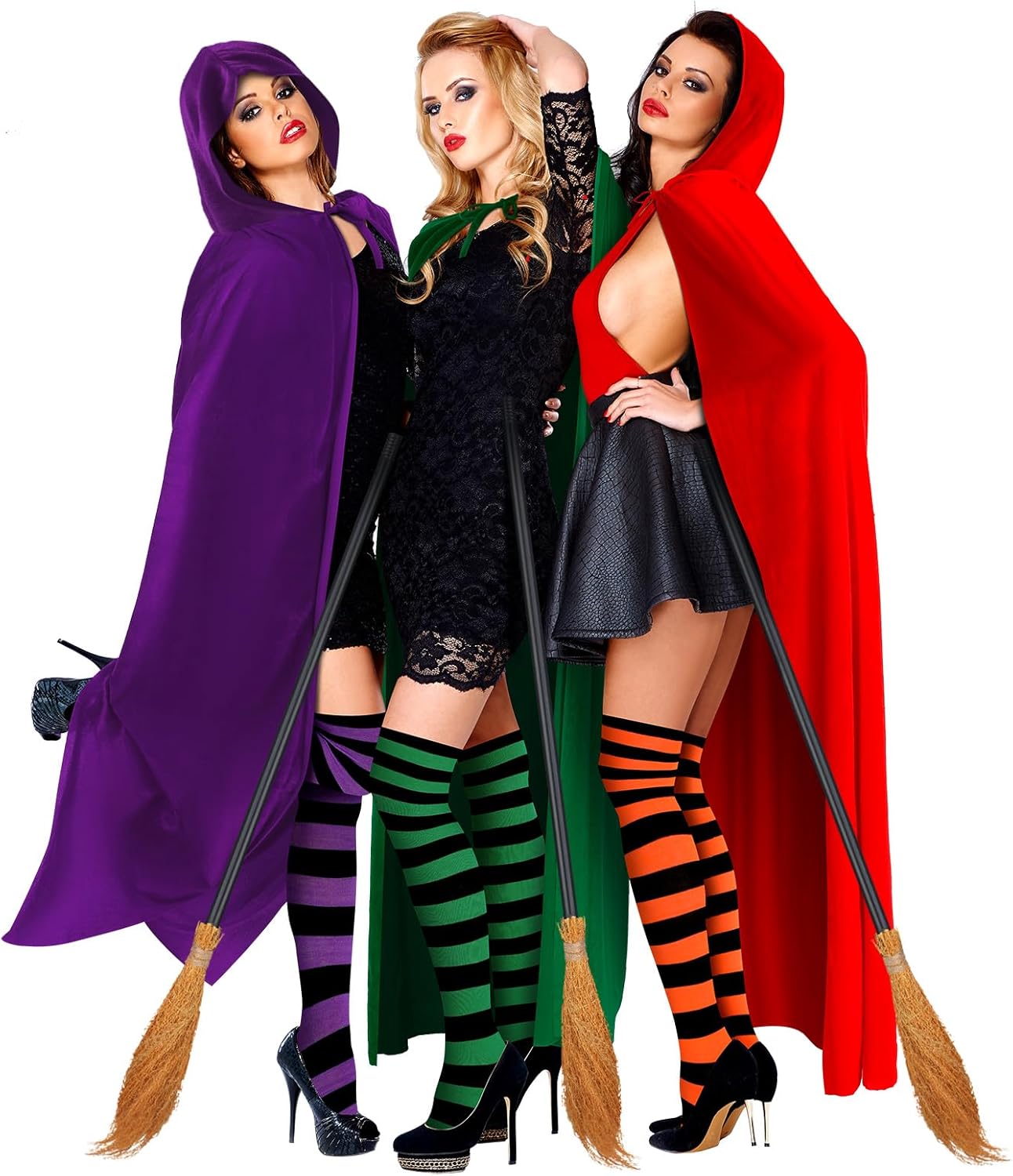 Spooky Halloween Witch Costume Accessories - Catsuit Cat Makeover