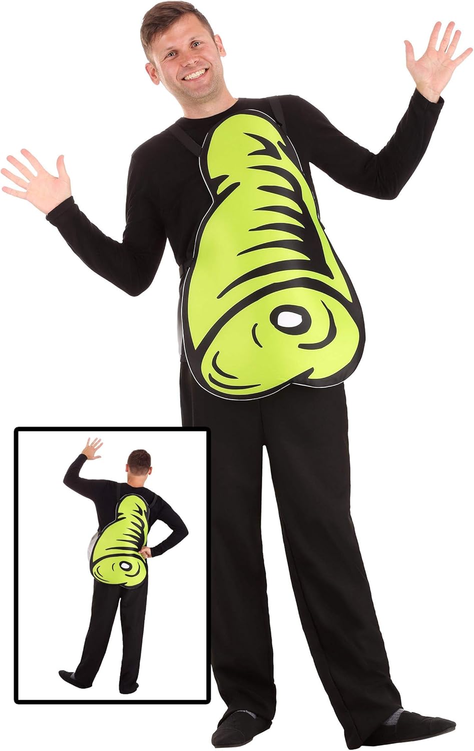 Eloope Sam-I-Am Green Eggs Ham Sandwich Board Costume