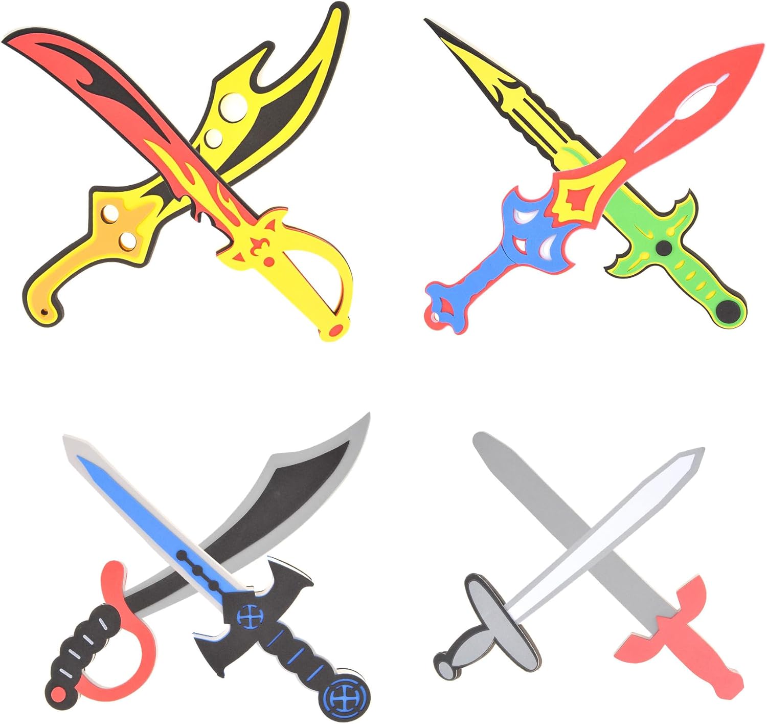 PowerTRC 8-Piece Foam Swords for Kids