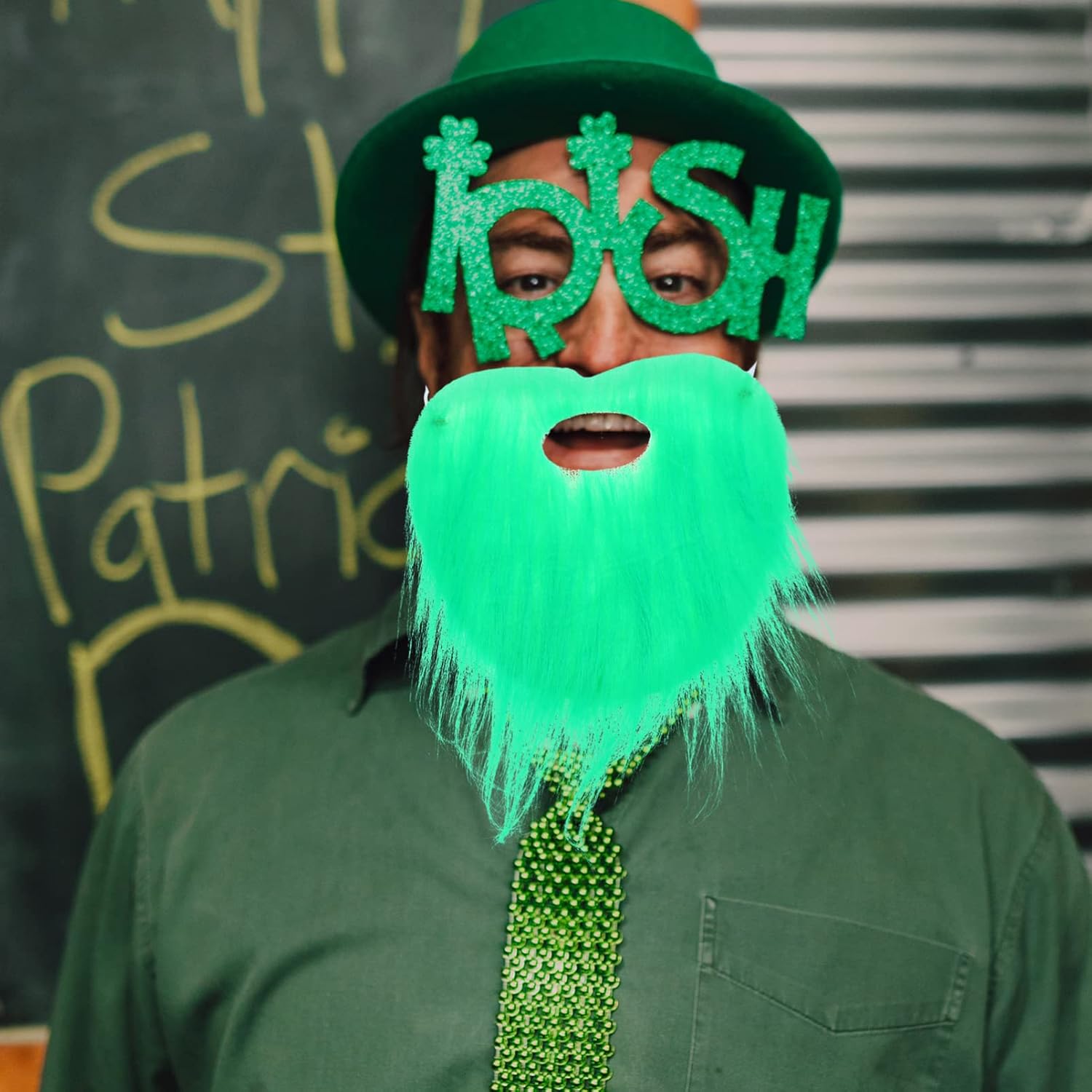 Carnival Irish Bead Mustaches