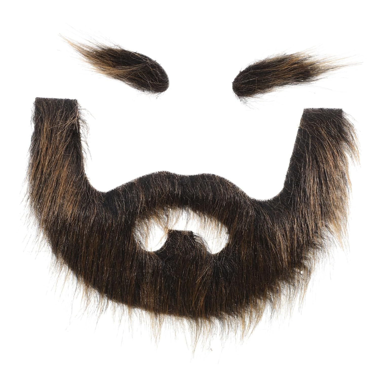 1 Set Fake Beard Eyebrow Costume for Halloween Party