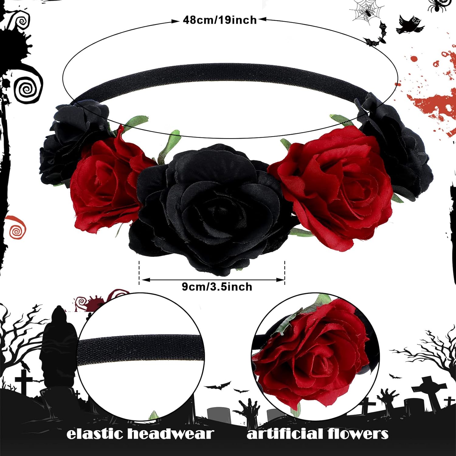 Halloween Skeleton Accessories Set