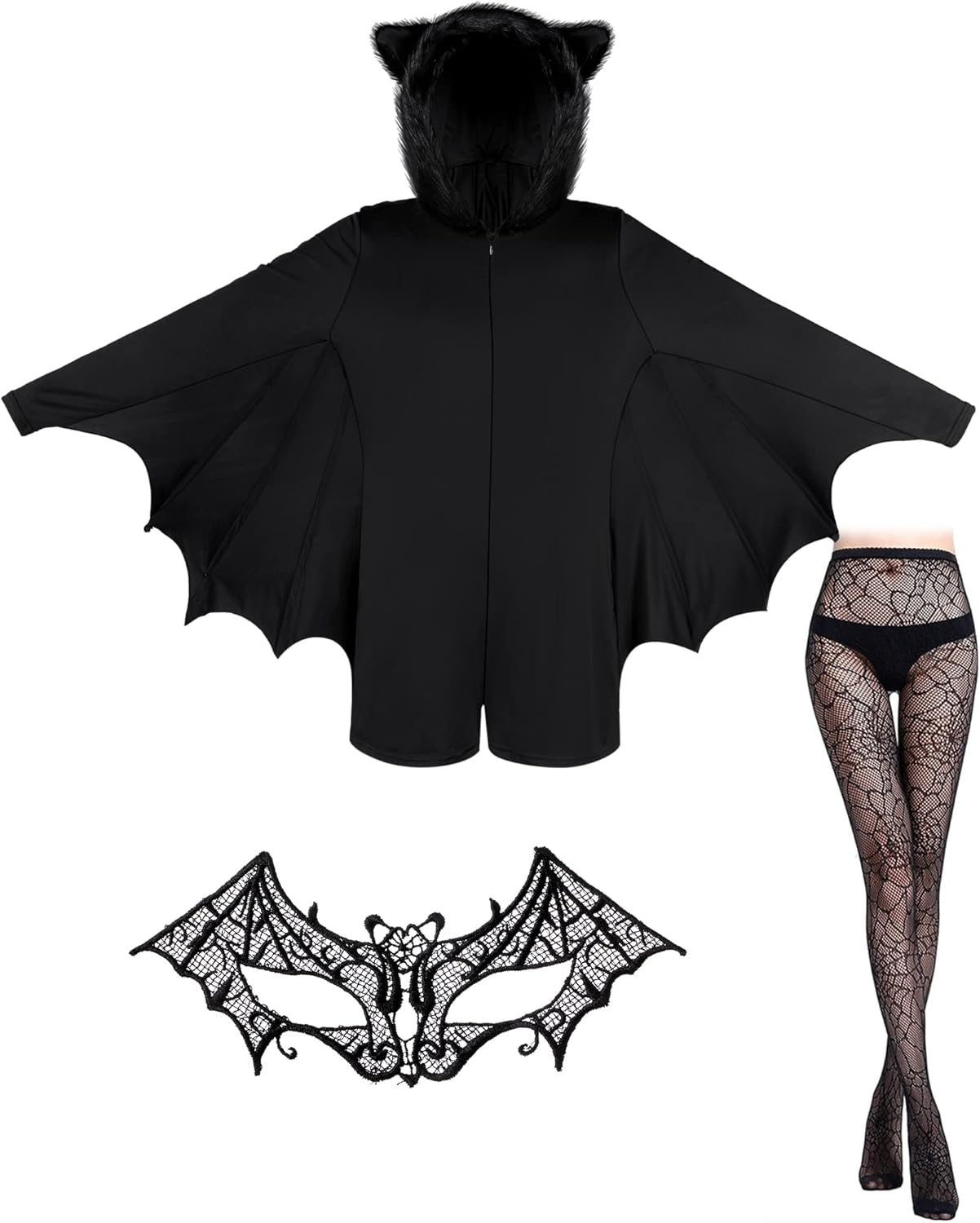 Zhanmai Halloween Bat Costume Set