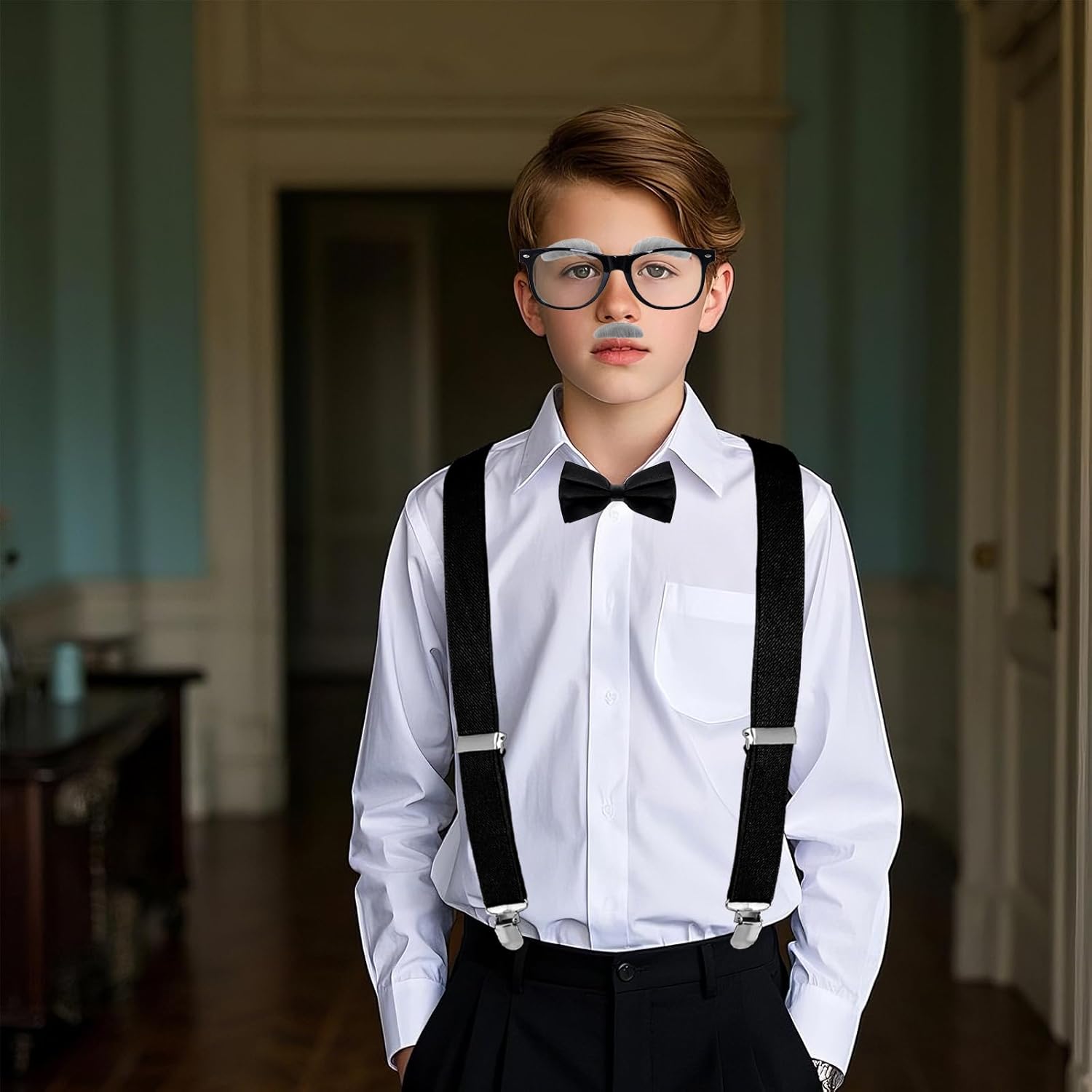 100 Days Grandpa Costume - Old Man Accessories Set