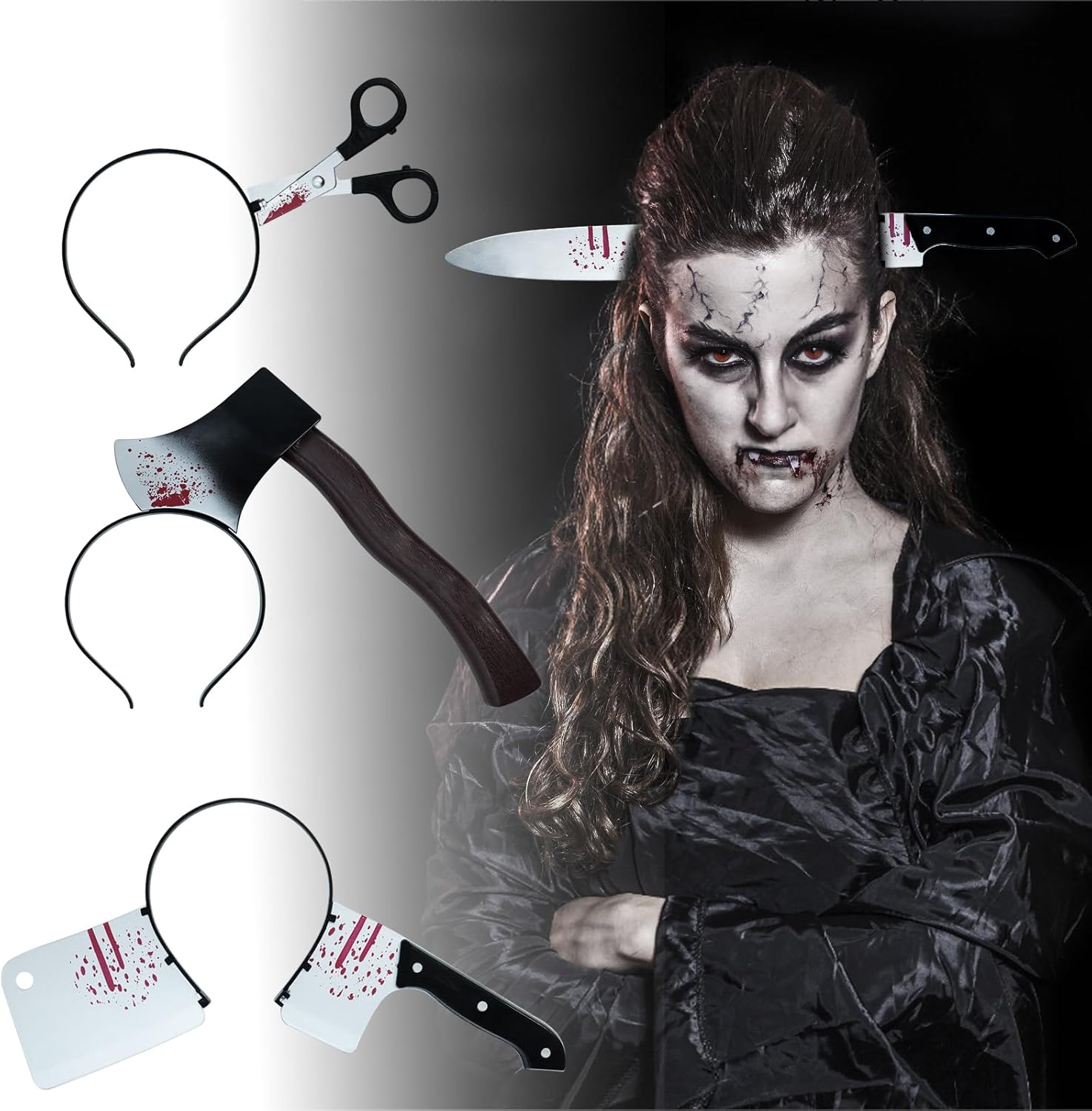 Halloween Cosplay Headband Set