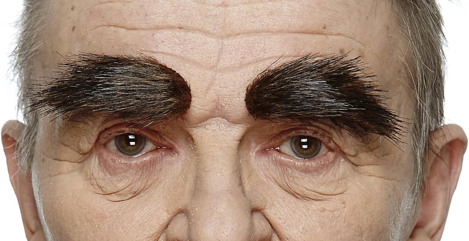 Real False Mustaches for Adults Novelty Eyebrows Easy-On Reusablemultiple Times