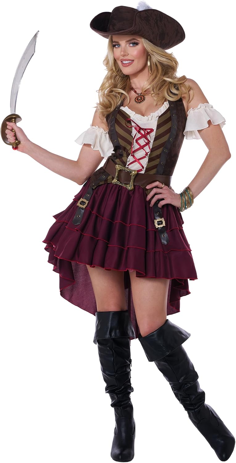 Alluring Swashbuckler Captain Costume
