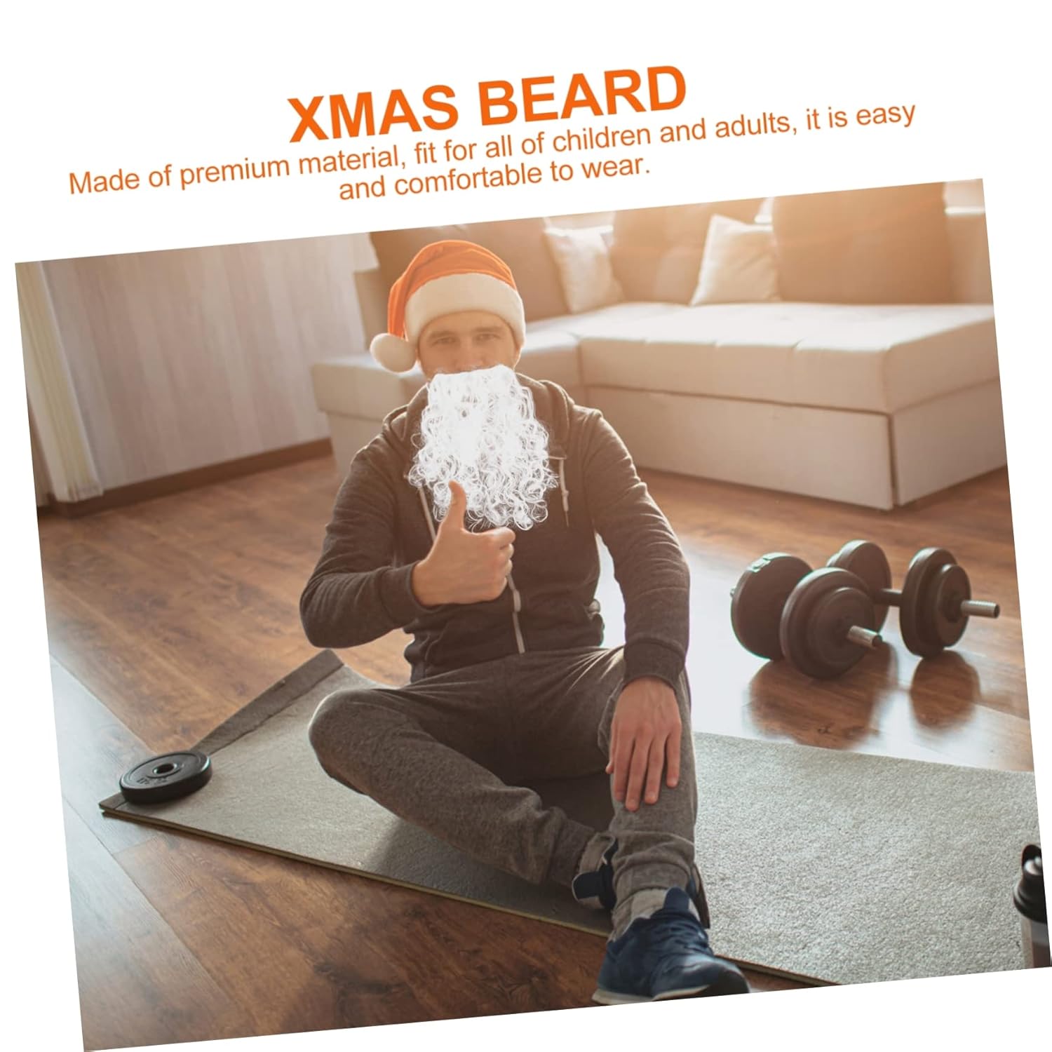 Beavorty Exquisite Realistic Christmas Beard