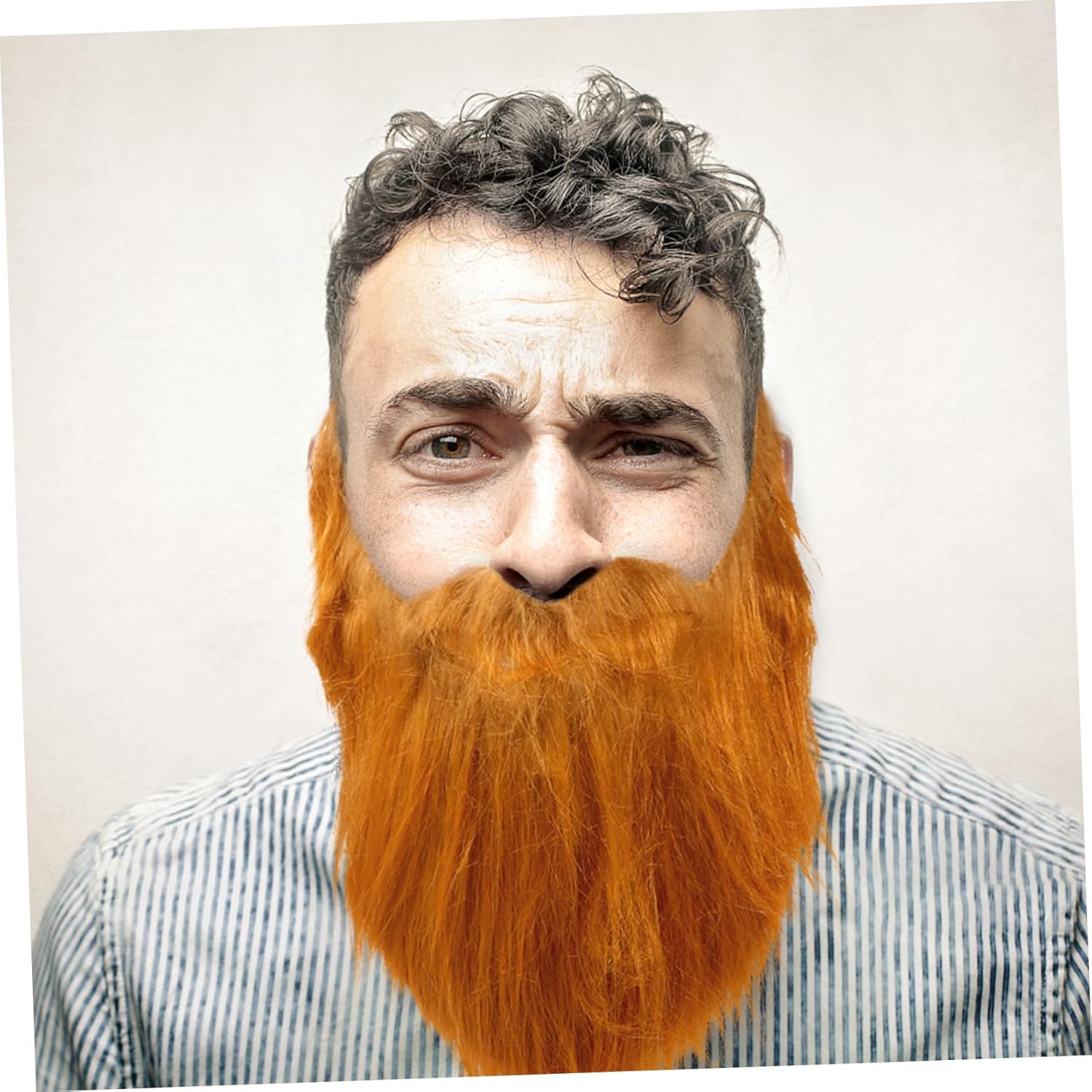 2Pcs costume beard fake mustache