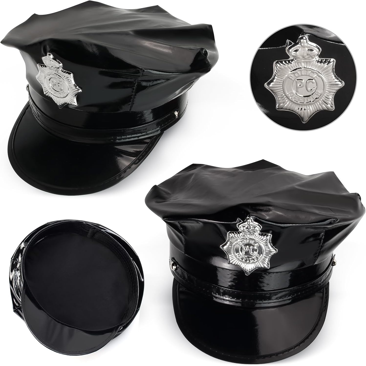 Kyson Police Officer Costume Kit Halloween Party Accessories Set