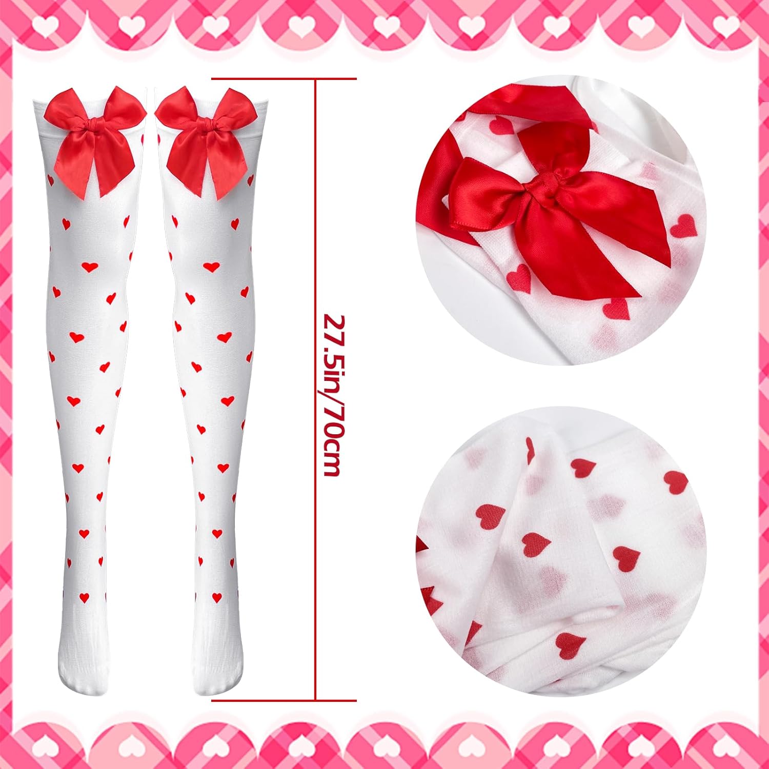 BleSky Valentines Day Tutu Set for Women Heart Headband with Sunglasses