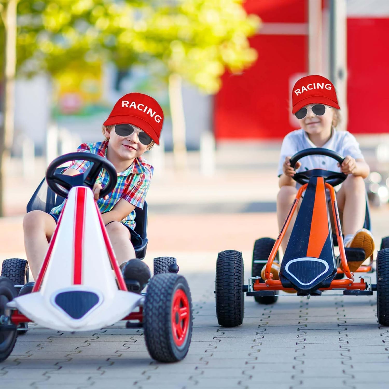 Kavoc Race Car Driver Costume Set Racing Accessories for Kids