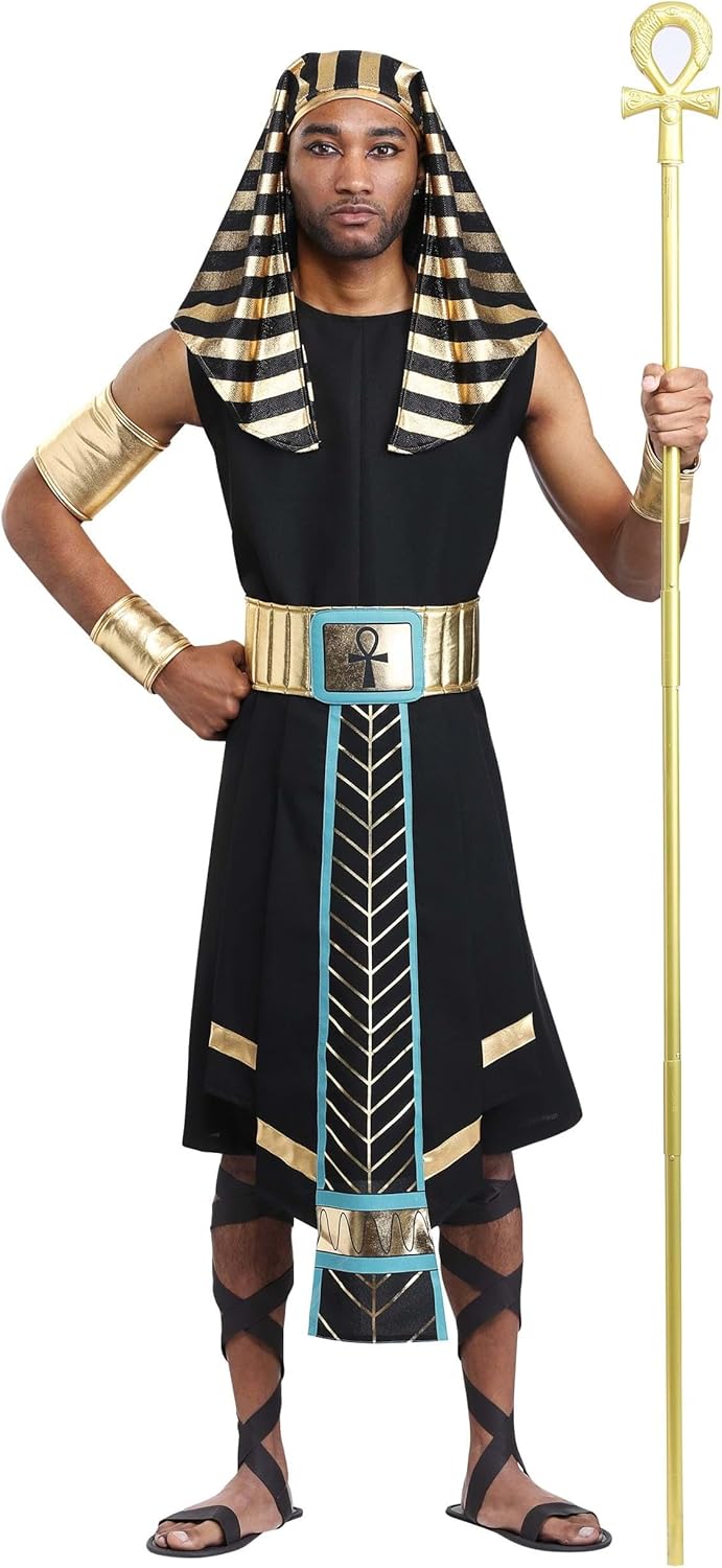 Mens Plus Size Pharaoh Dark Costume - Pherotic Spically