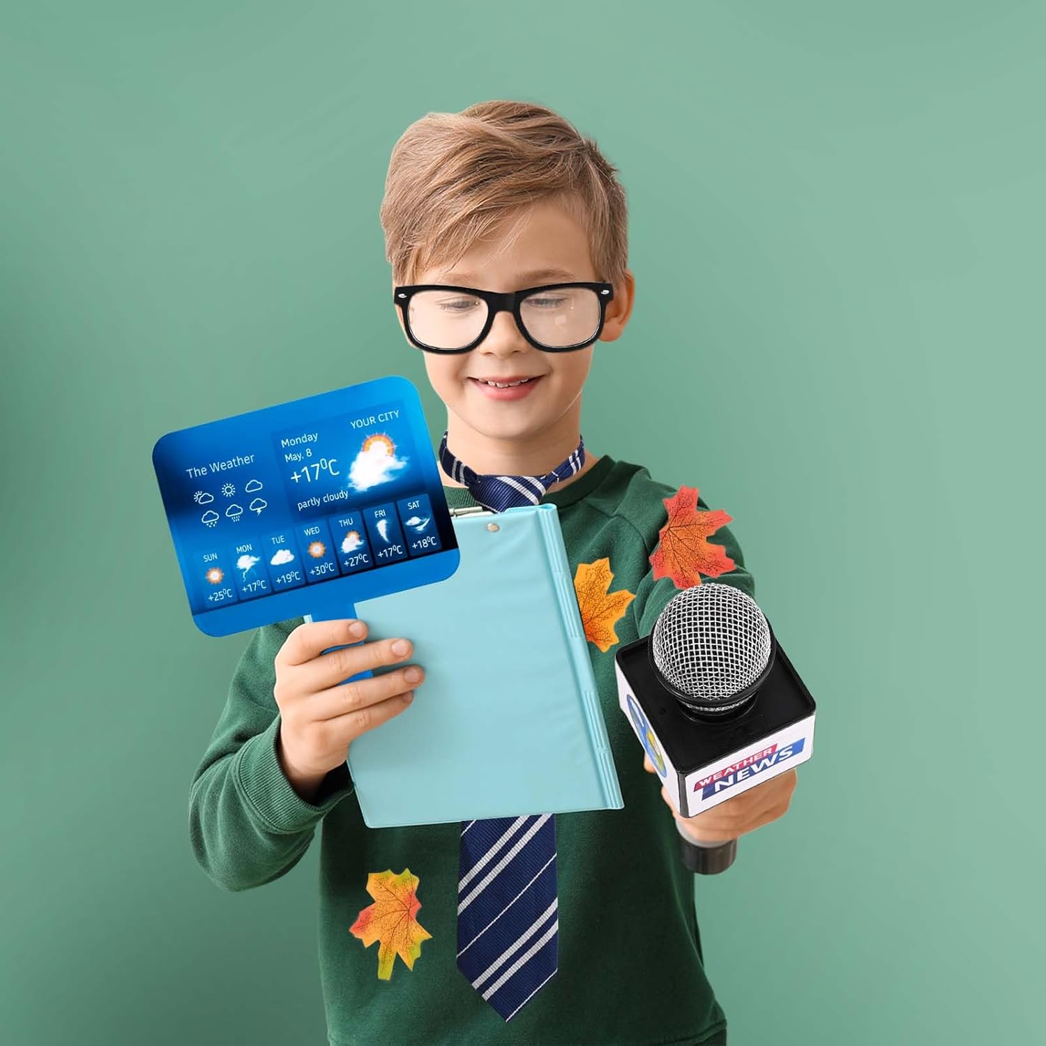 Professional Meteorologist Costume Set - Realistic Weather Prediction Accessories