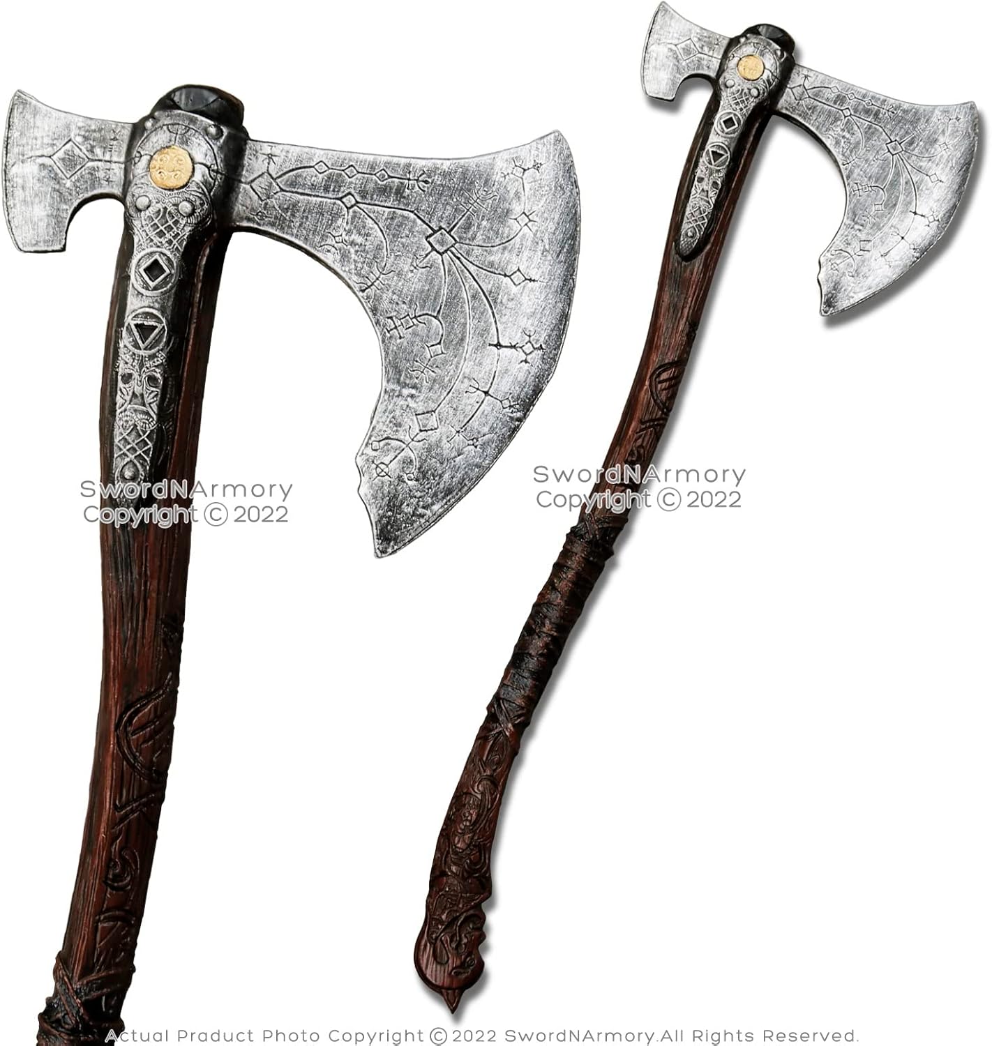 36 War Viking Axe Cosplay Prop Kratos Game-Accurate