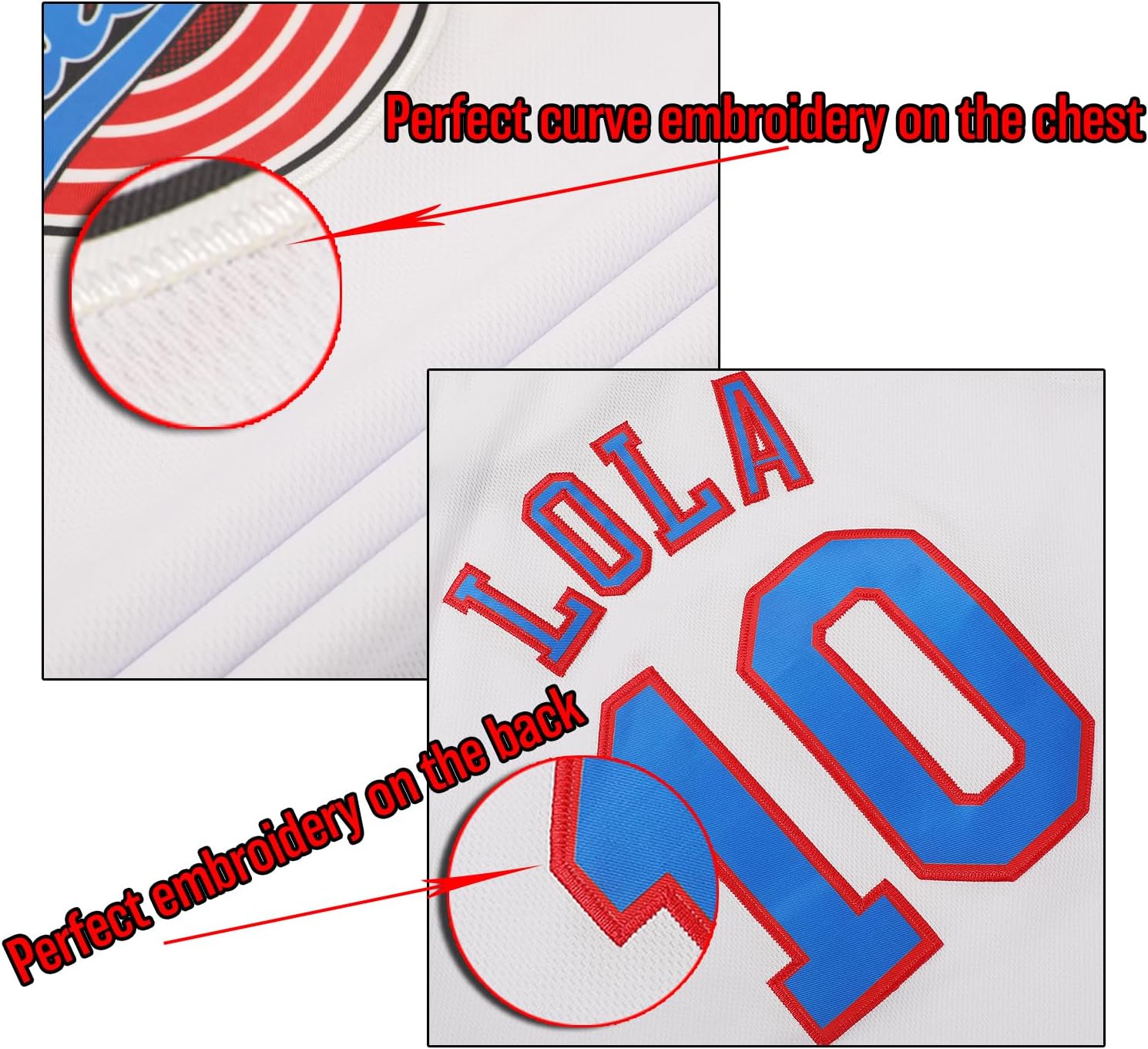 Women Lola 10 Bunny Costume 90s Basketball Movie Outfit for Halloween