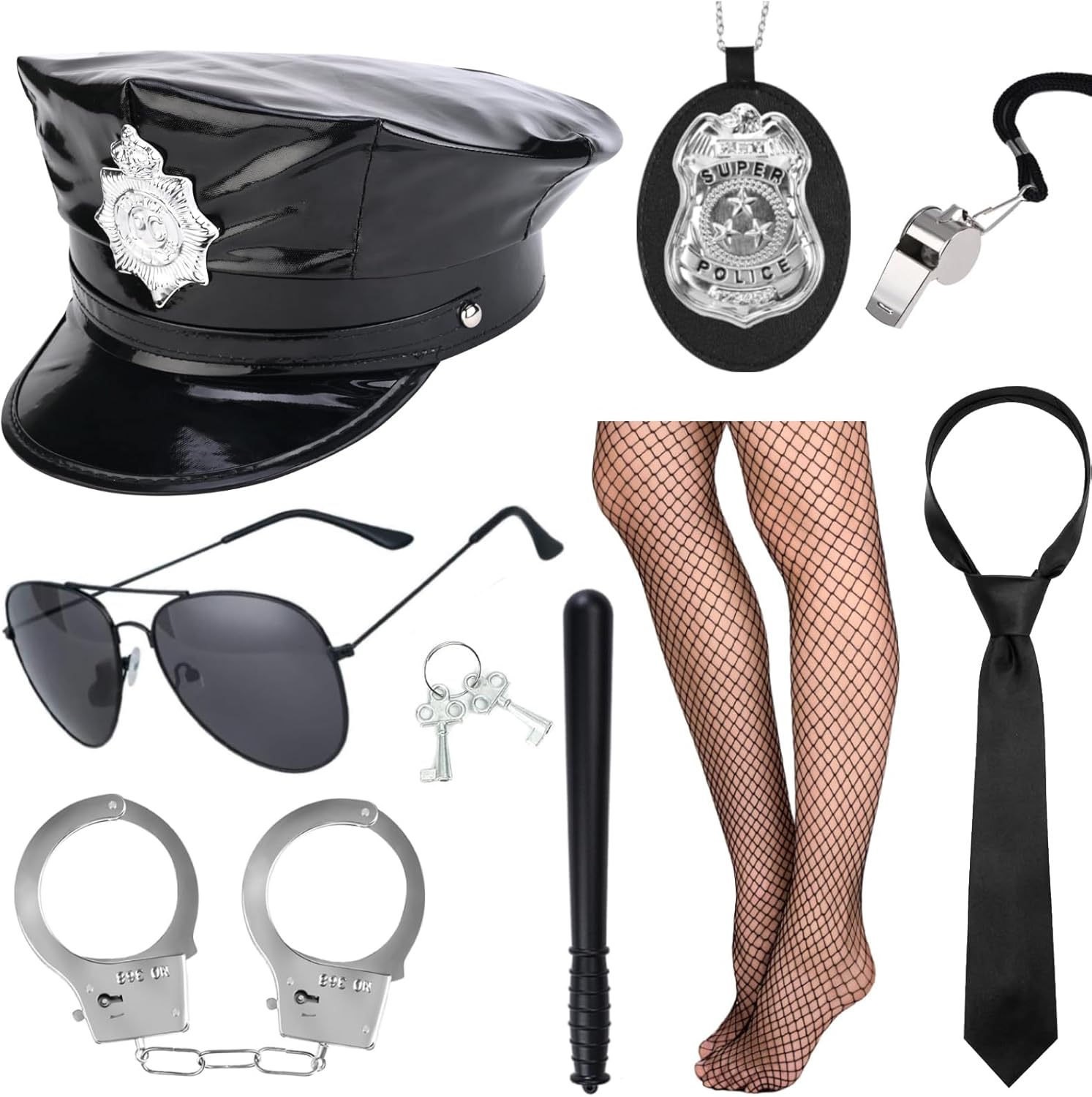 Womens Police Role-Play Set for Halloween