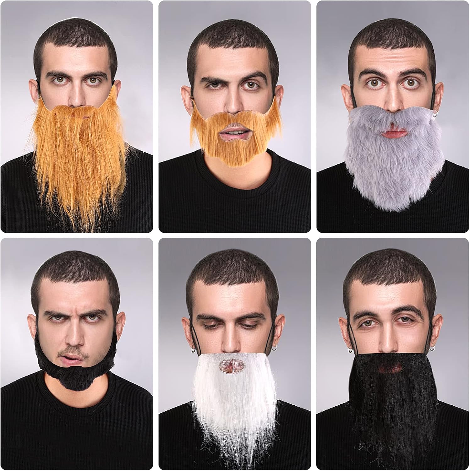 Yolev Halloween Beards for Fall and Halloween Parties