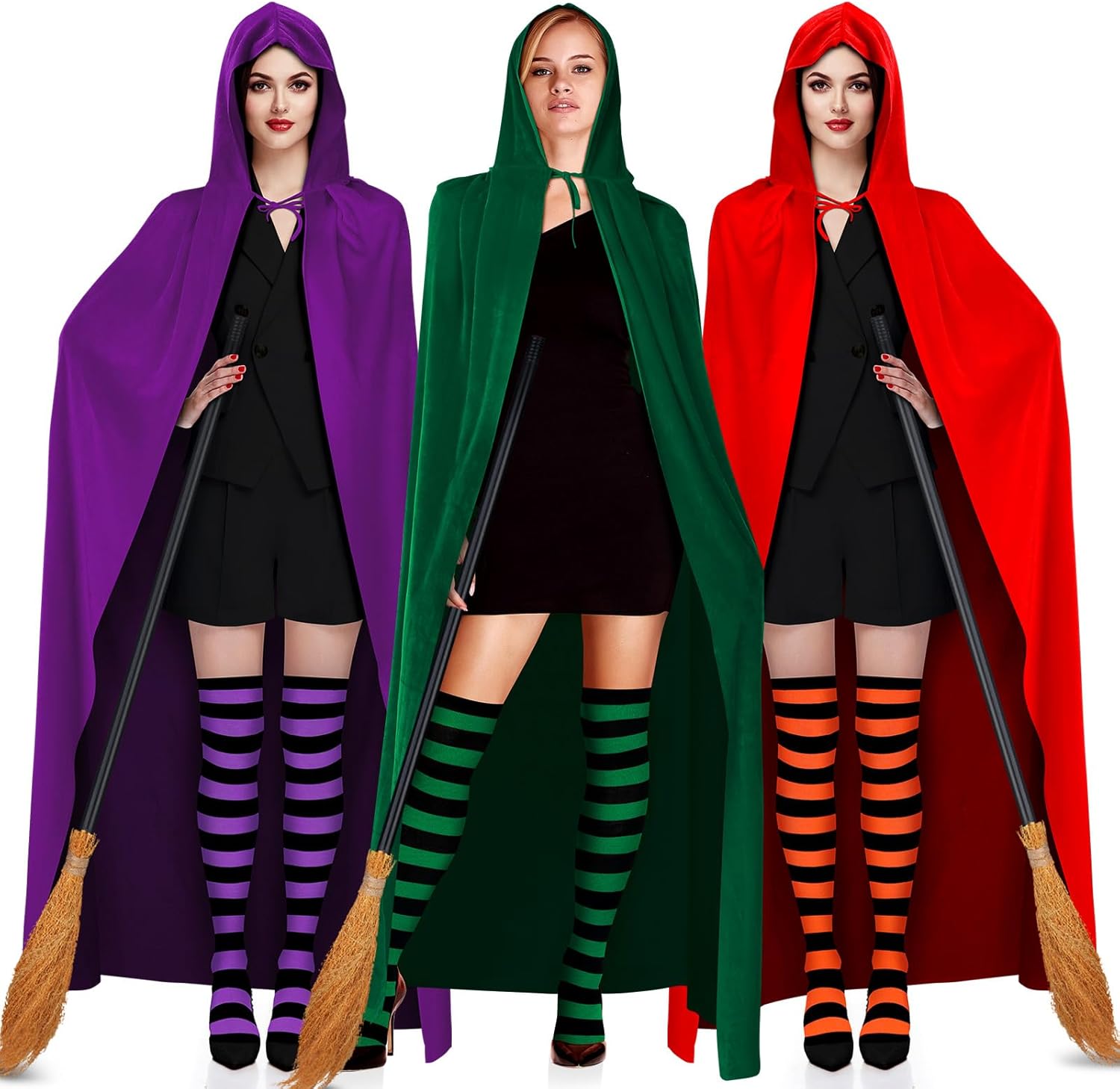Spooky Halloween Witch Costume Accessories - Catsuit Cat Makeover
