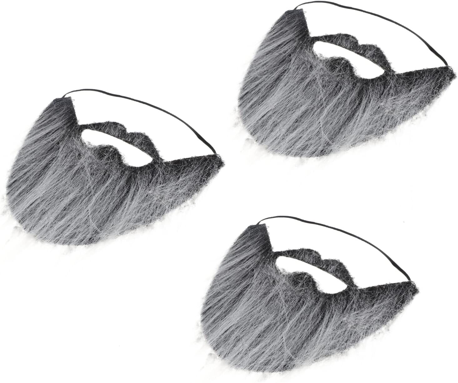 3PCS Fake Beards Halloween Costume for Kids