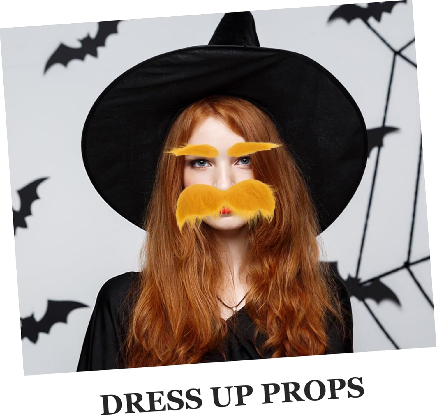 Halloween Fake Beard and Eyebrow Costume Props