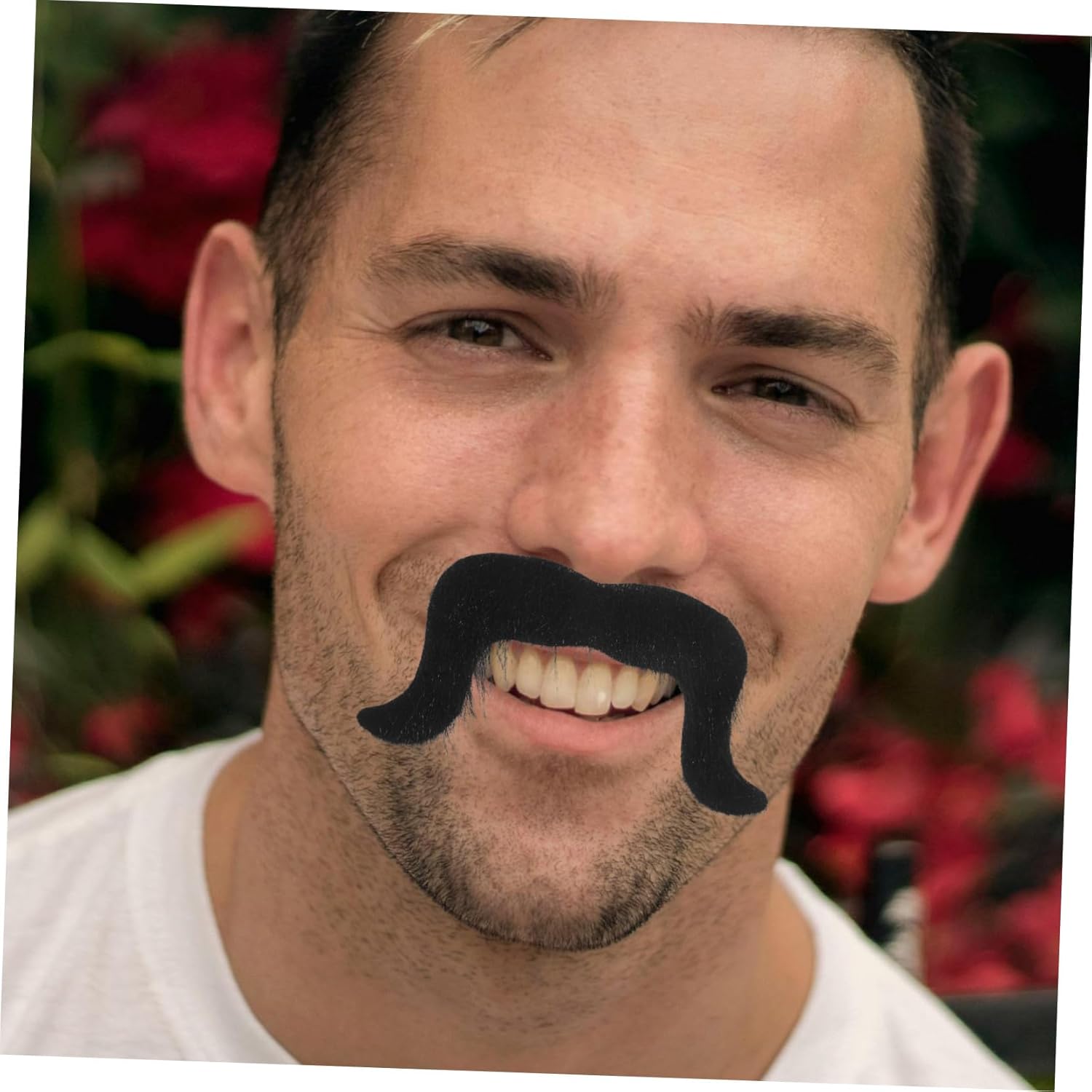Vaguelly Halloween Fake Mustache Beard