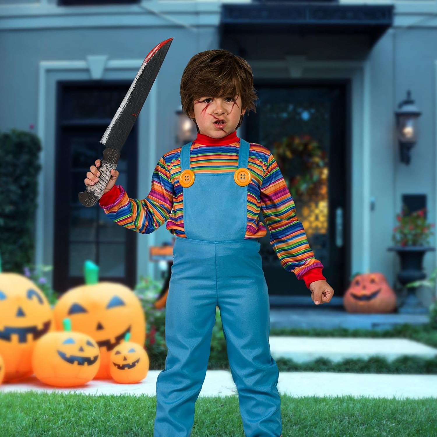 Scary Halloween Fake Blood Knife