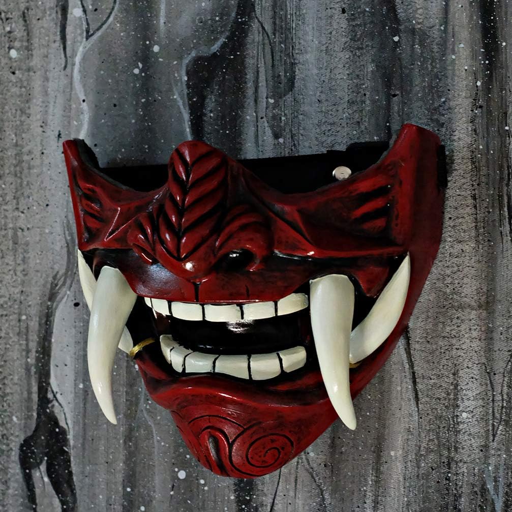 Samurai Oni Mask Halloween Costume