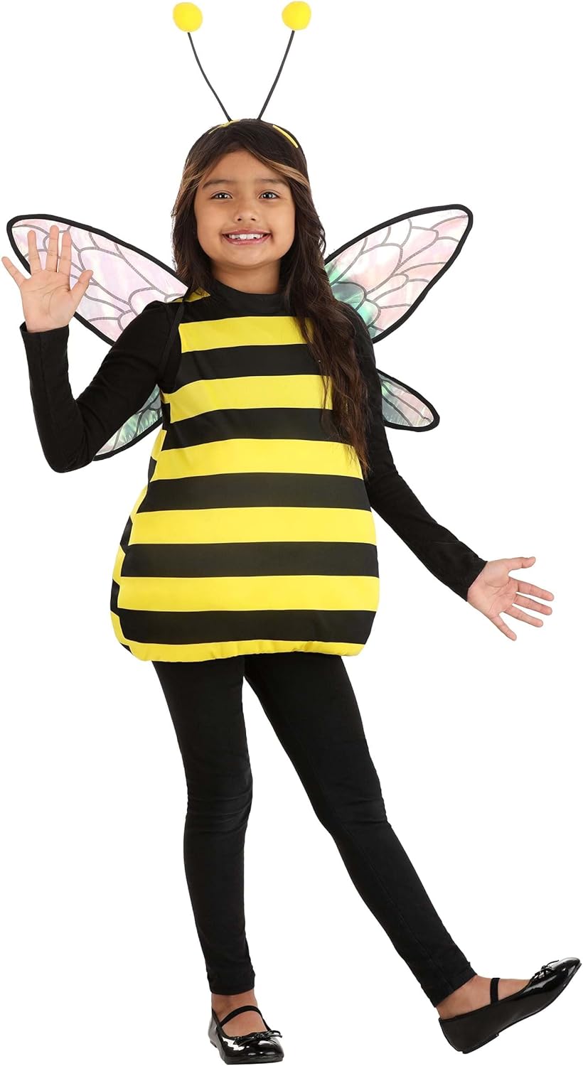 Buzzin Bumble Bee Costume for Kids Wings Antenna