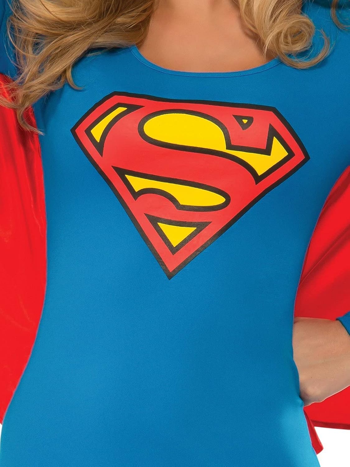 Rubies Womens DC Comics Super Girl Costume Dress with Wings