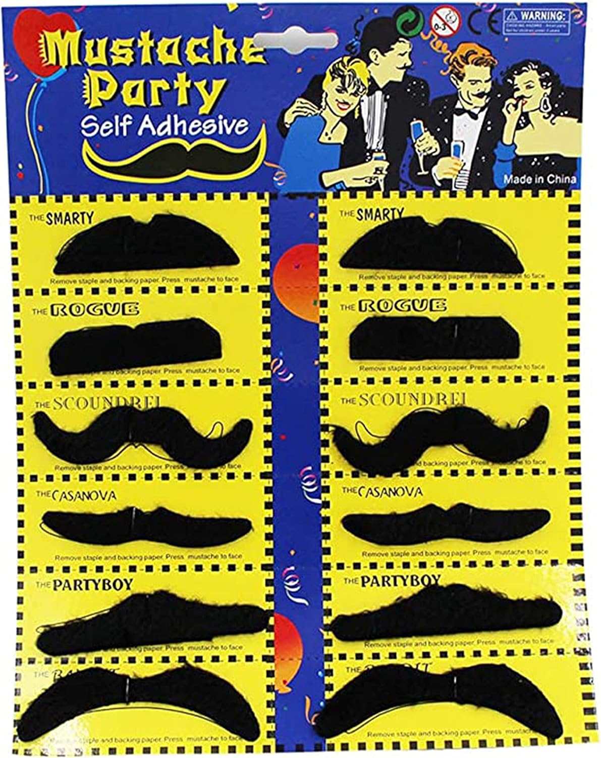12 Piece Party Masquerade Funny Props Costume