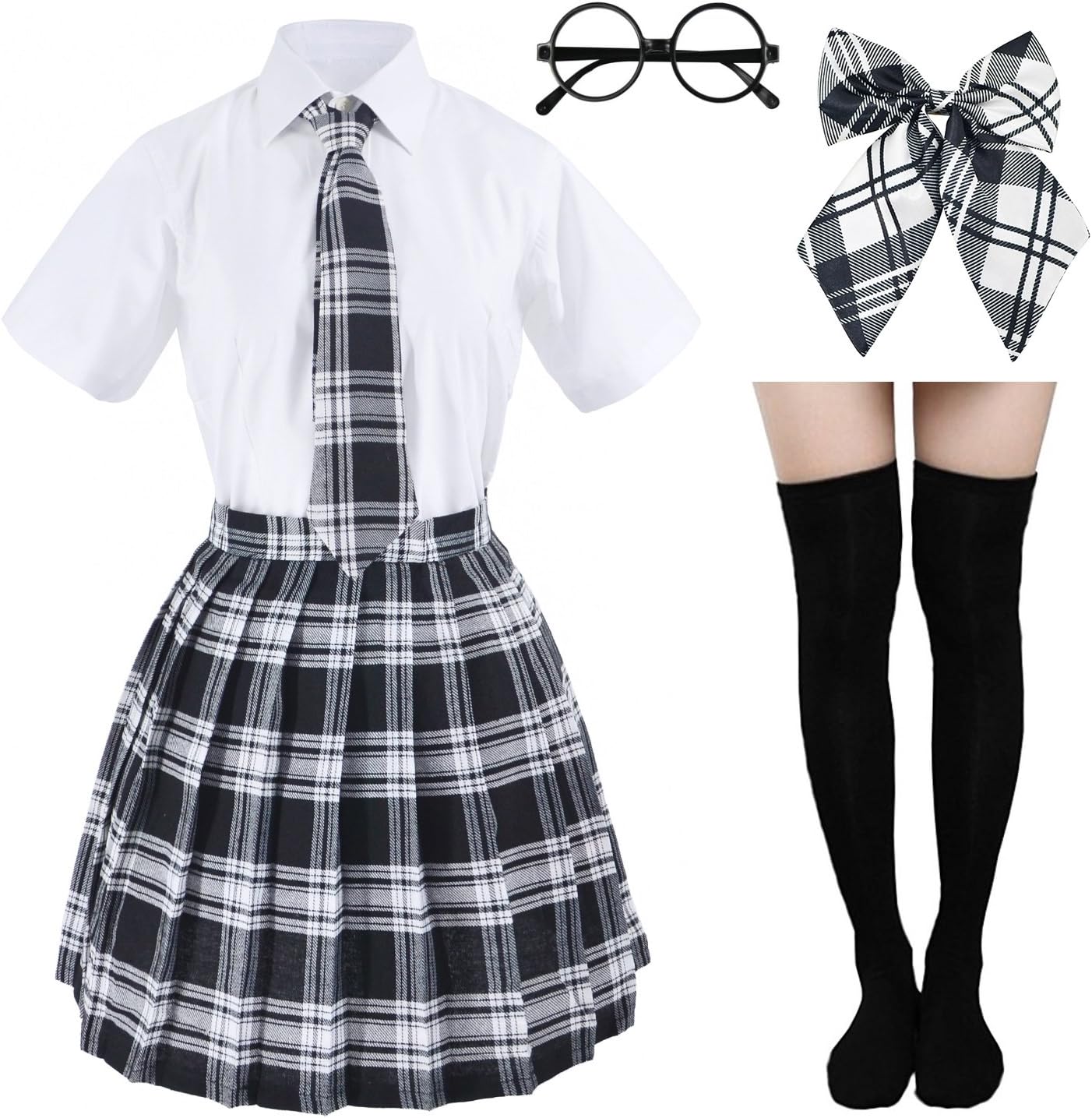 Elibelle Japanese Tartan Pleated School Uniform