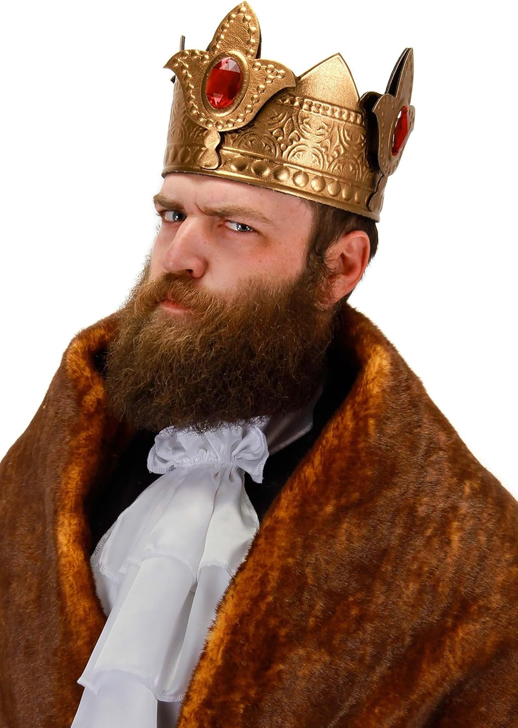 Regal Red King Crown - Majestic Royal Crown