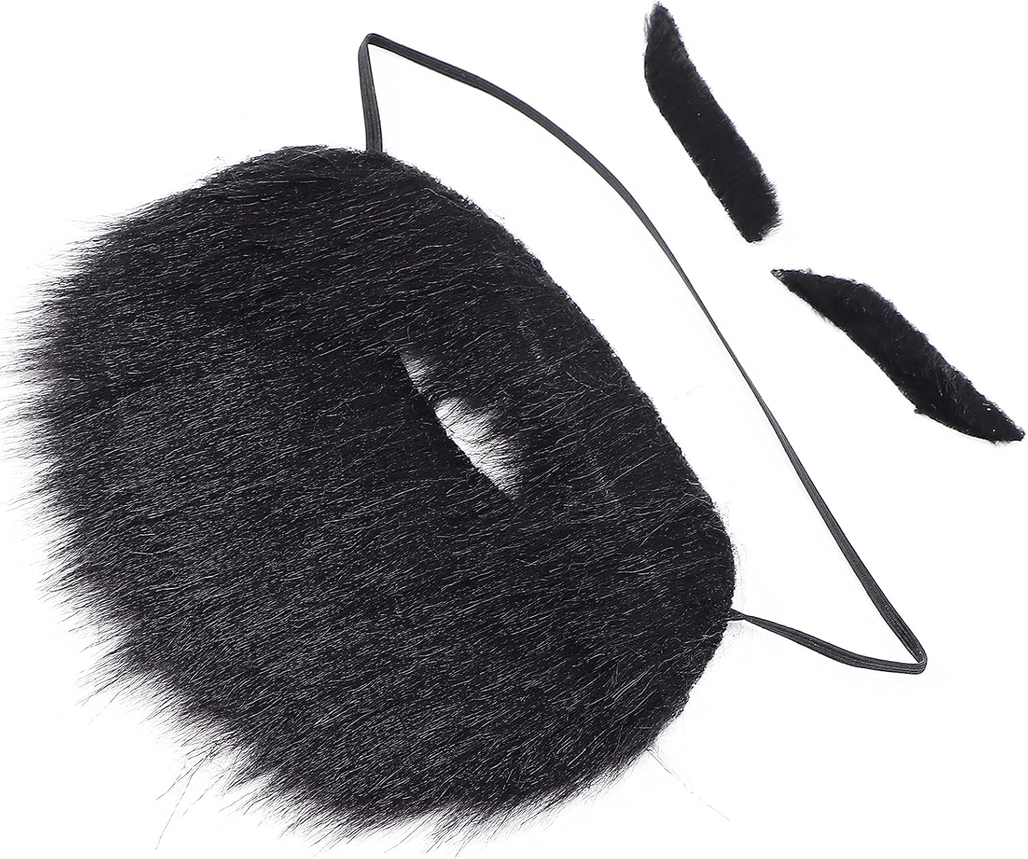 Elastic Ebony Fake Beard Party Costume Decoration
