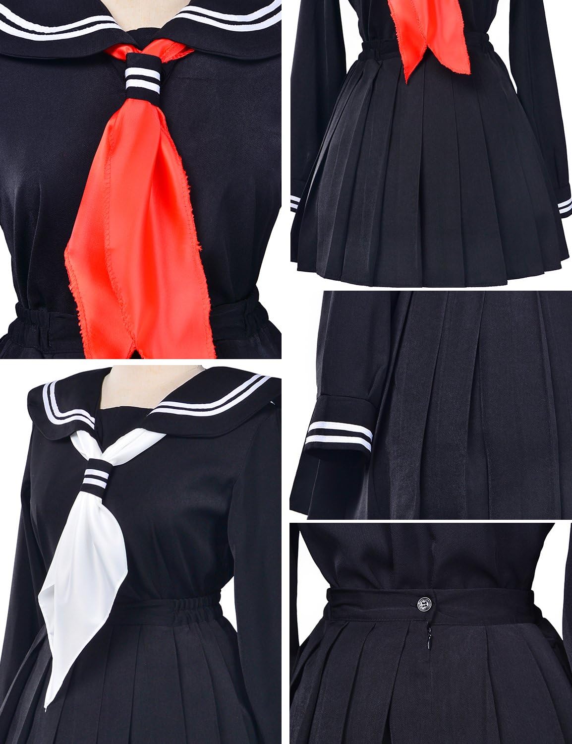 Comfortable Japanese Sailor Cosplay Set for Women