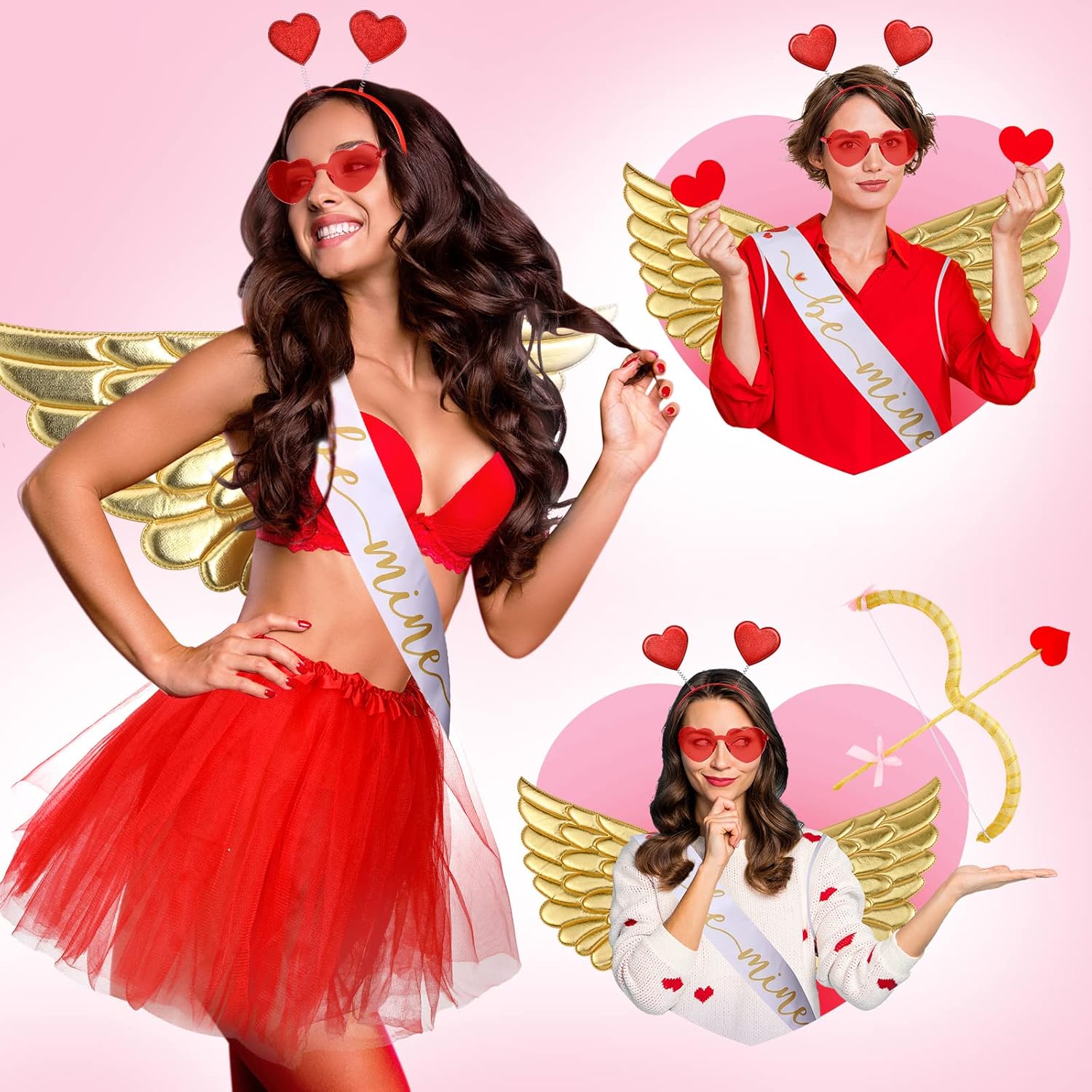 Marsui Valentines Day Cupid Costume Set