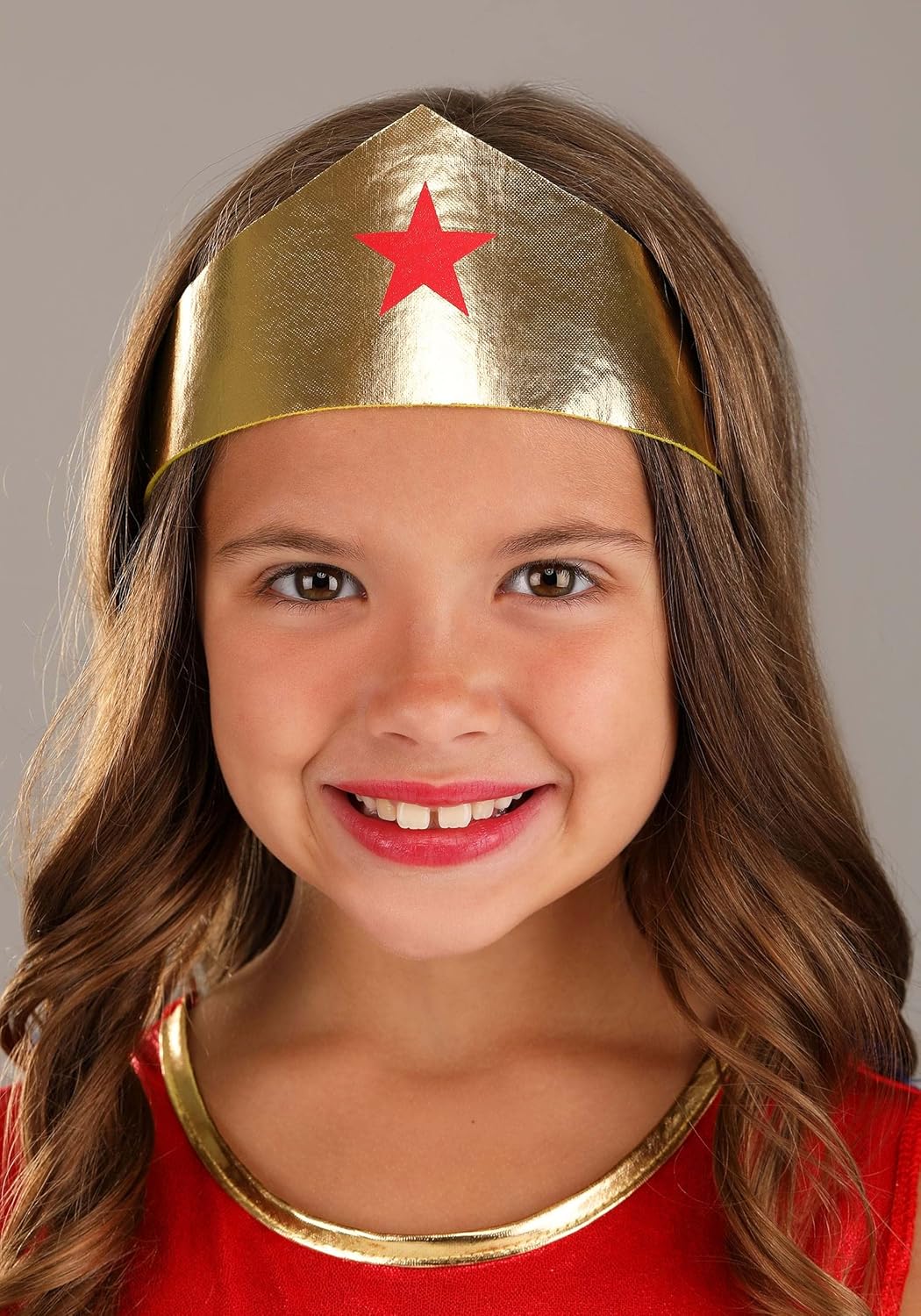 Fun Costumes - Girls Caped Wonder Woman Costume - Superhero Outfit - Red White Blue