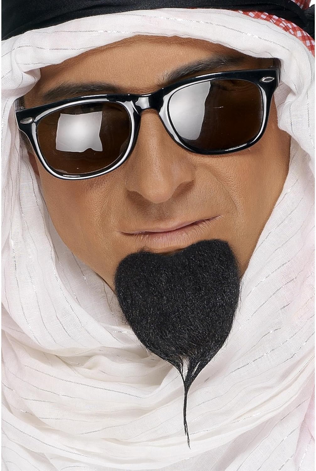 Smiffys Mens Fake Sheikh beard Self-Adhesive Wig