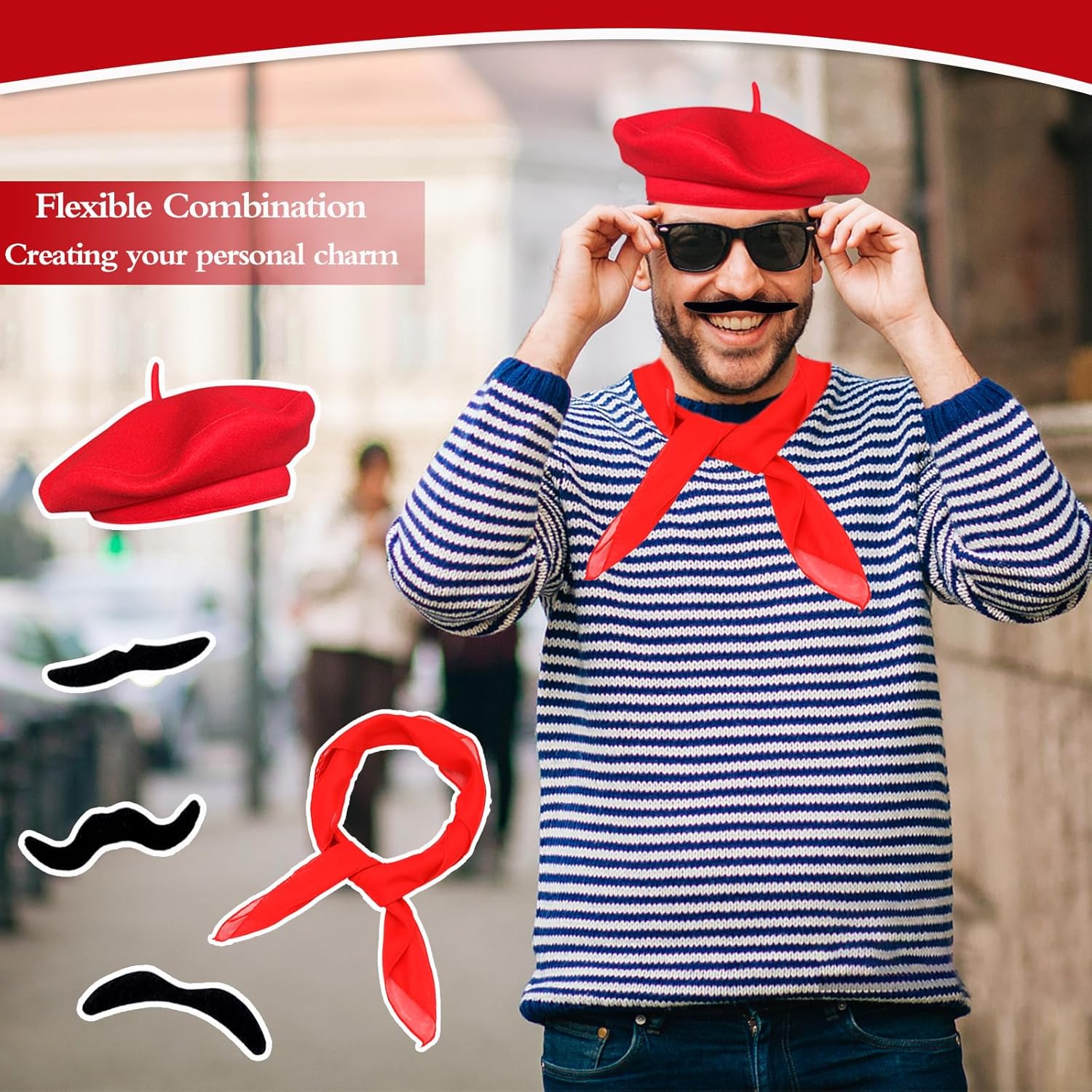French Men Costumes Speechify Set