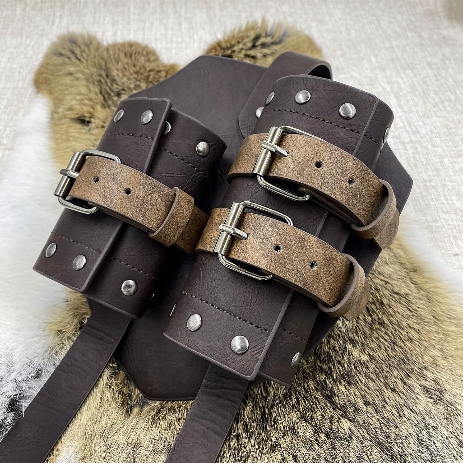 HiiFeuer Adjustable Faux Leather Holster for LARP