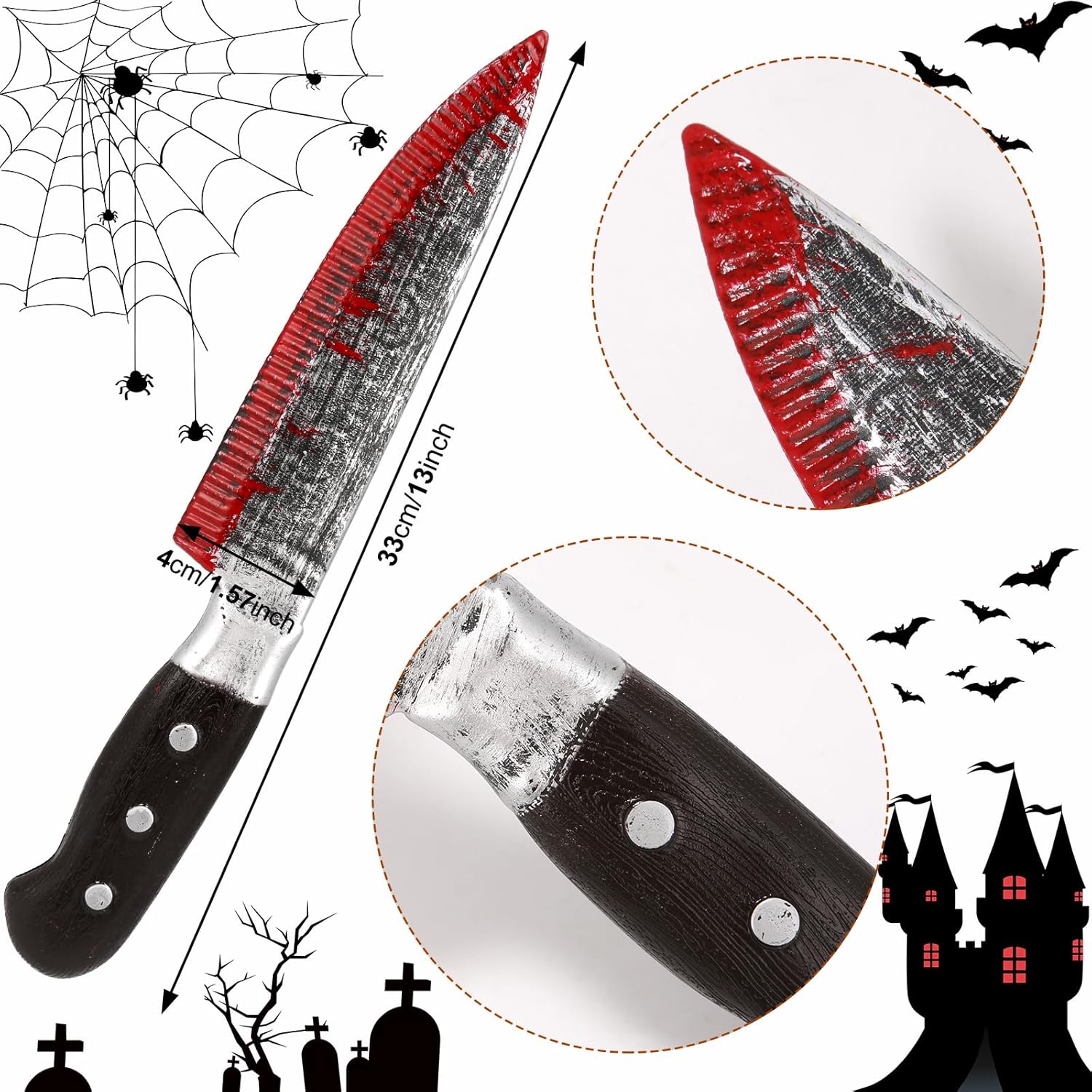 Ghost-Buster Knives - Fake knives for Halloween horror parties
