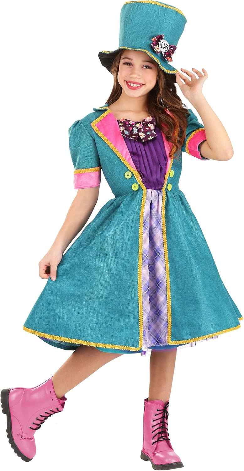 Teal Linen Mad Hatter Costume