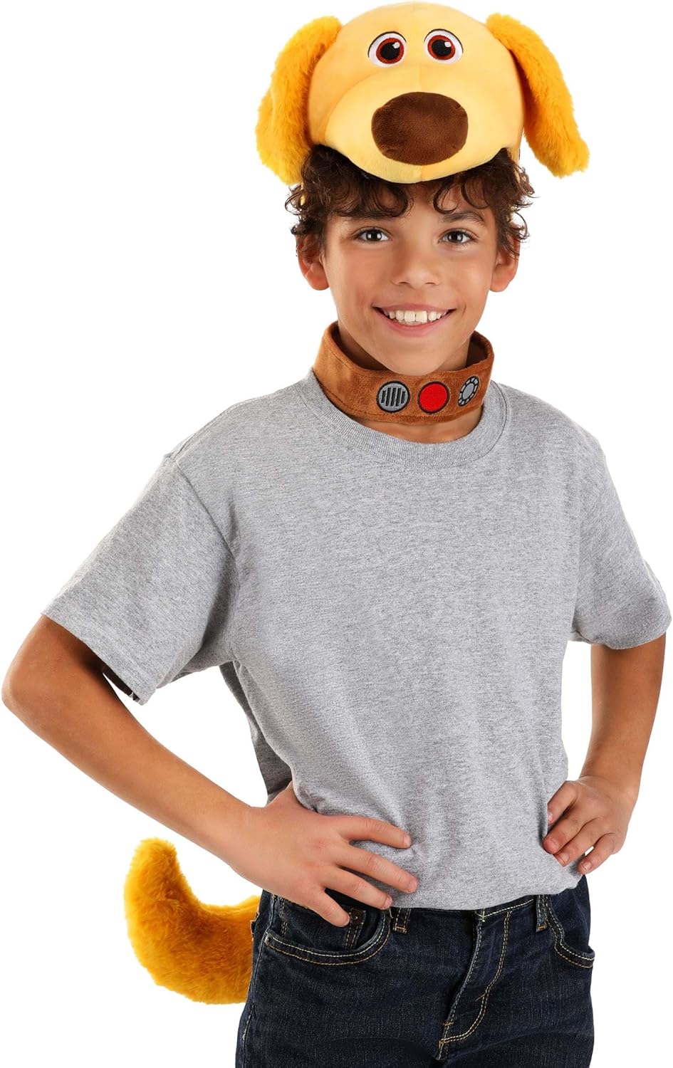 Disney and Pixar Up Dug Face Costume Kit Headband Collar and Tail