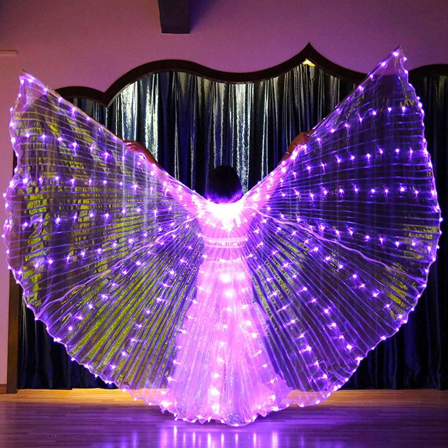 FUN ELEGANT LED WINGS FOR BELLY DANCE