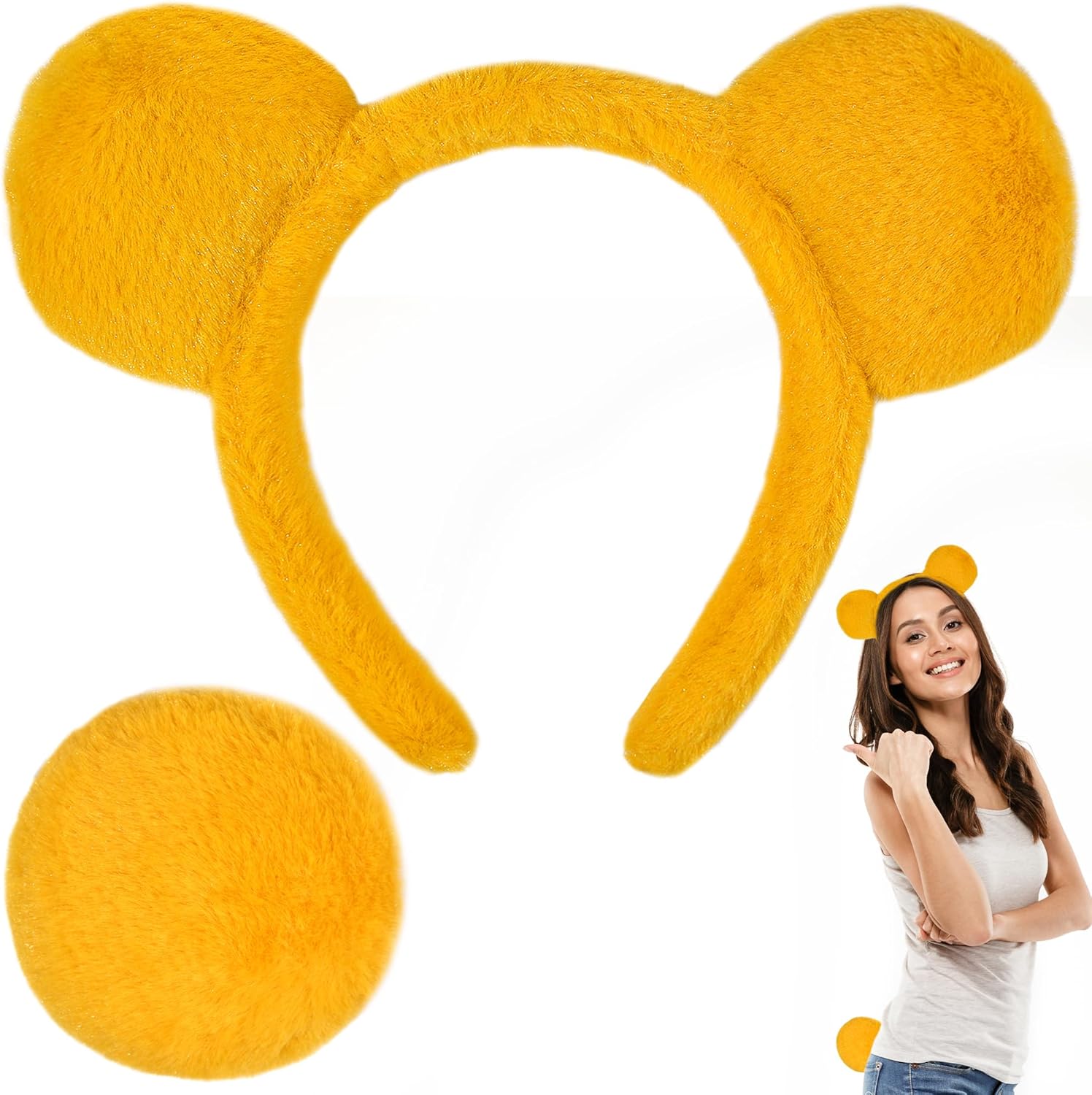 Halloween Yellow Bear Costume Set