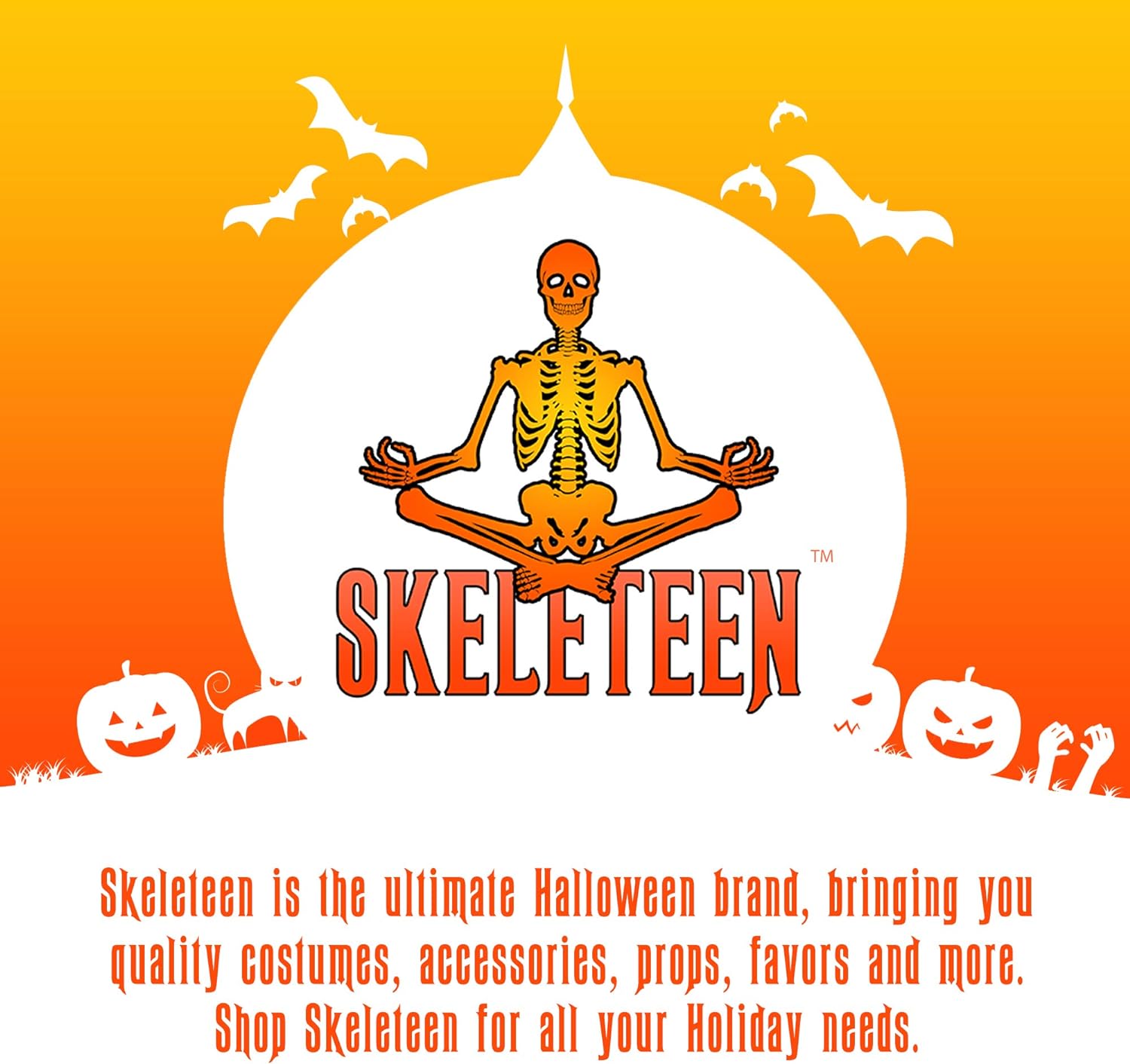 Skeleteen Gold Trident Costume Accessory Fun Pretty Pitchfork Spear