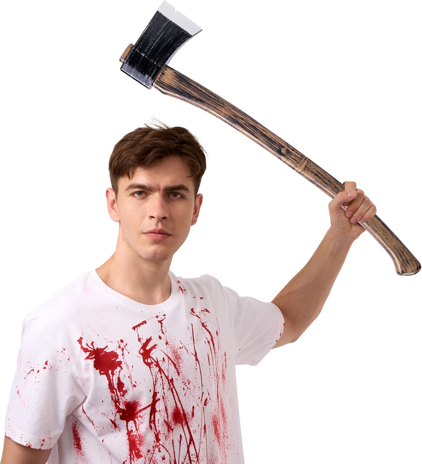 27-inch Spooktacular Foam axe perfect for Halloween cosplay